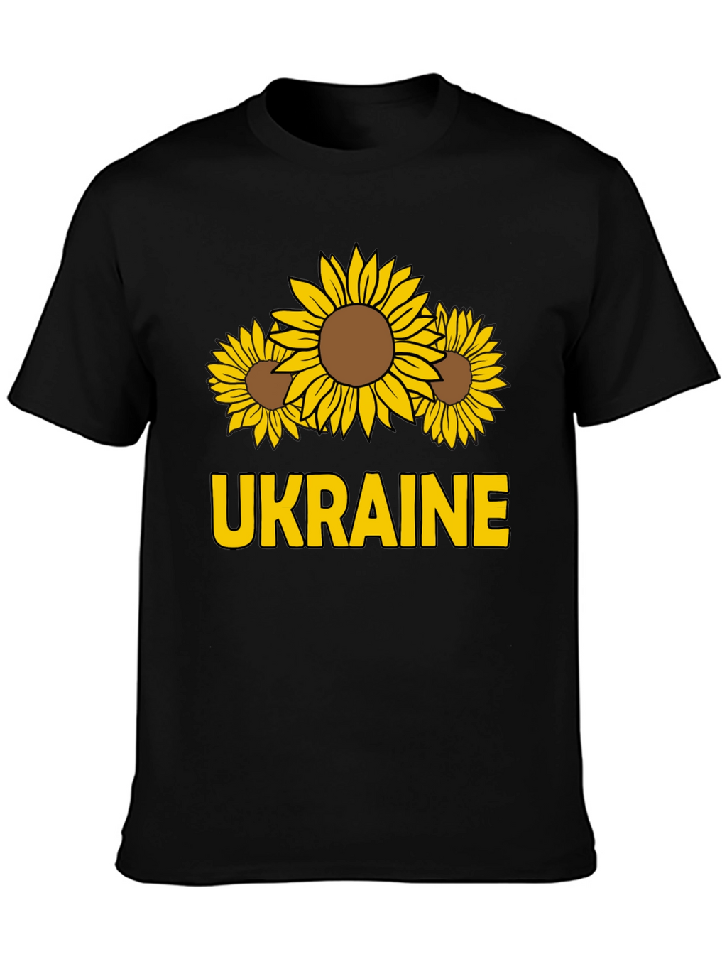 Ukraine Sunflower Graphic Tee