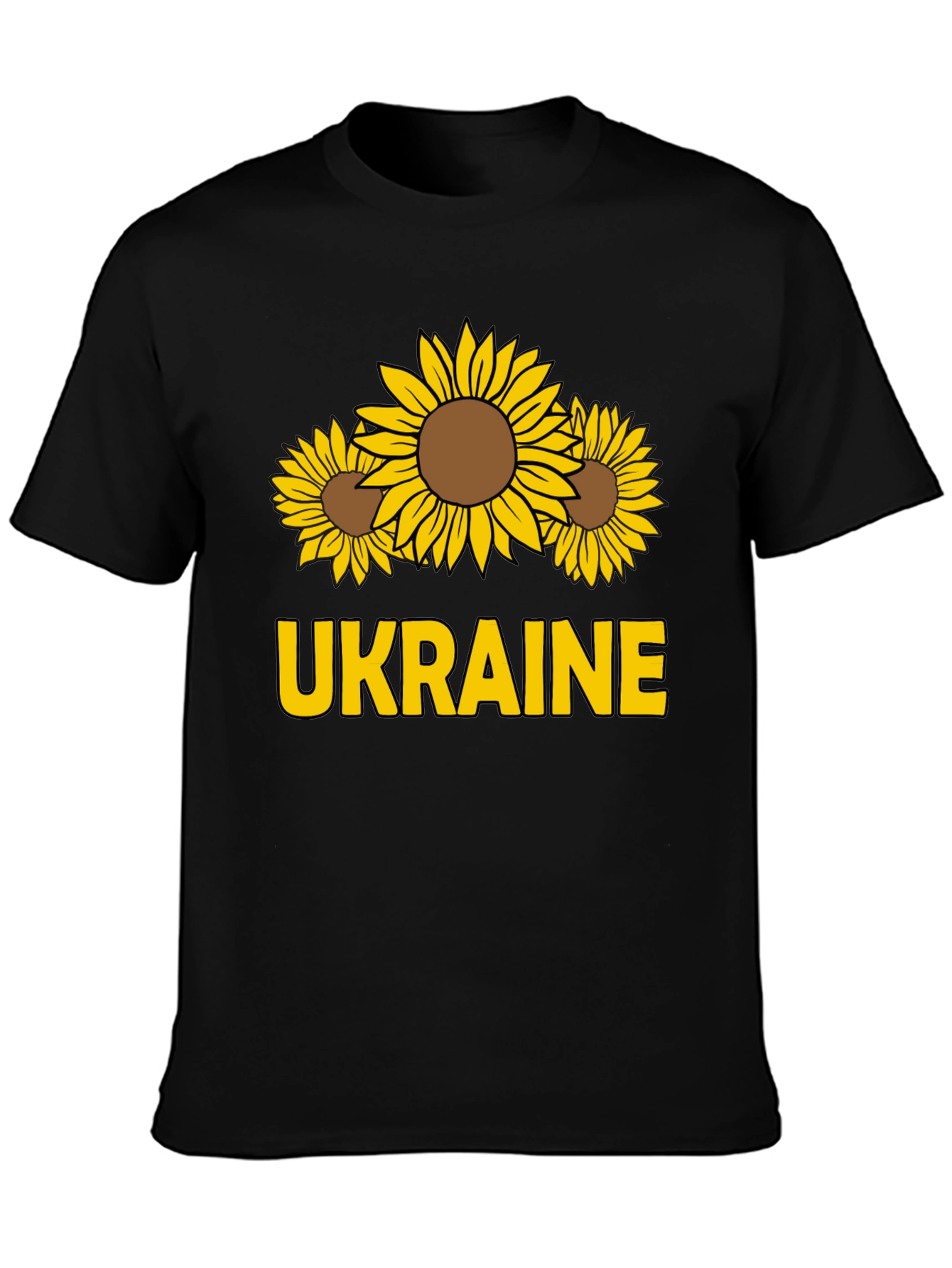 Ukraine Sunflower Graphic Tee