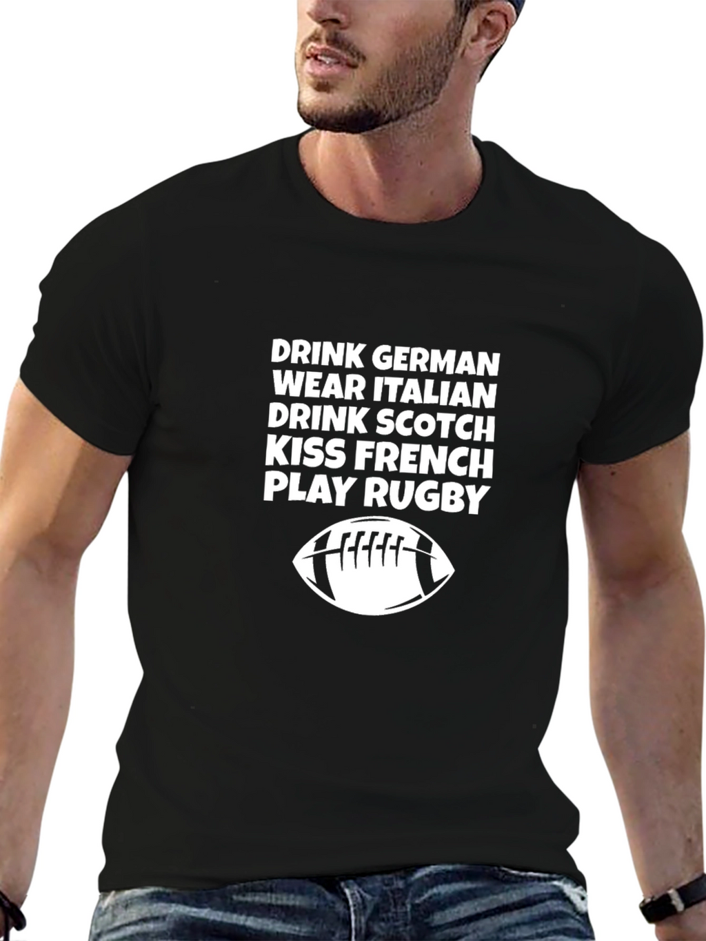 Rugby Fan Graphic T-Shirt