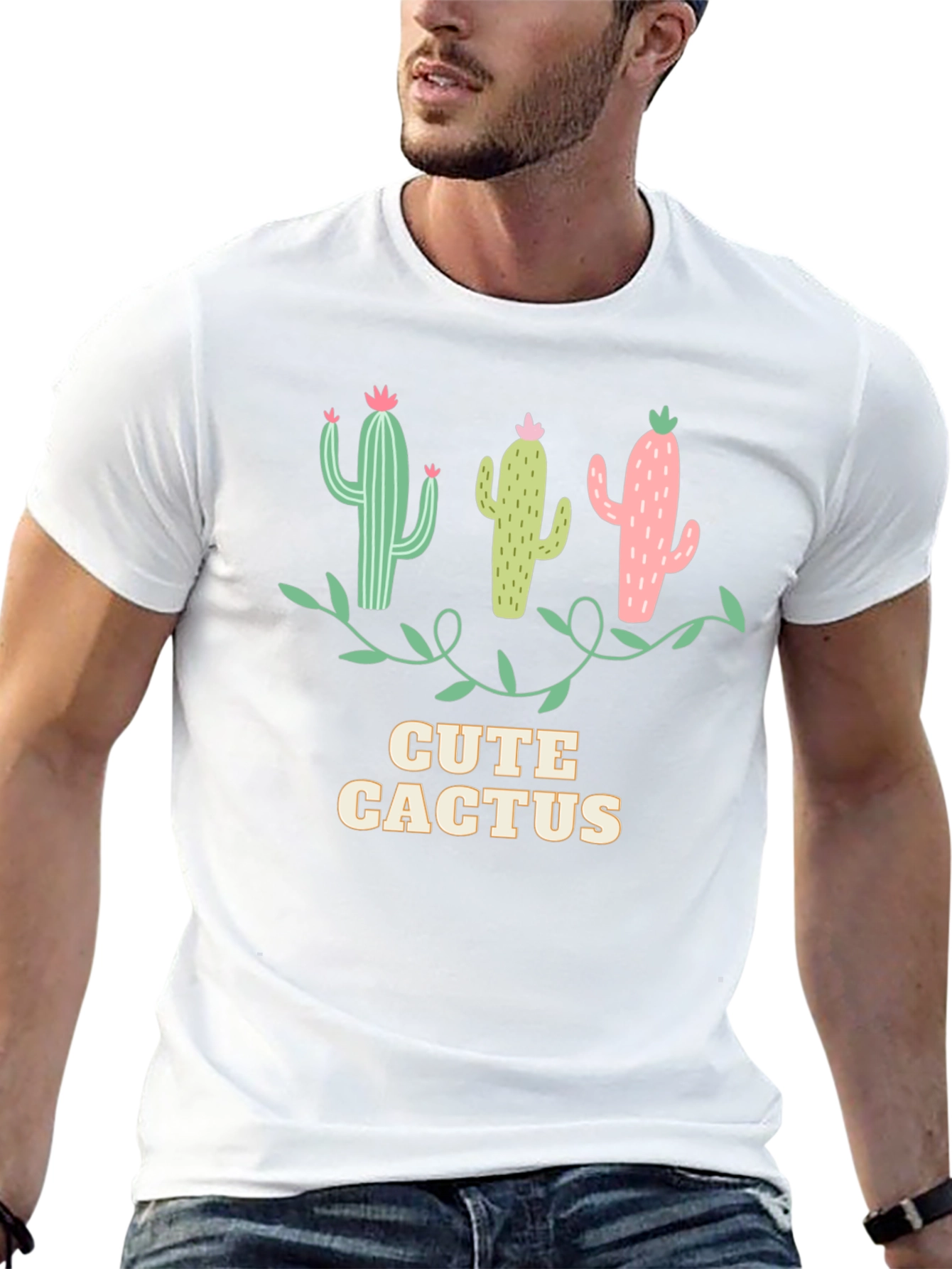 Cute Cactus Graphic Tee - Desert Plant Lover Shirt