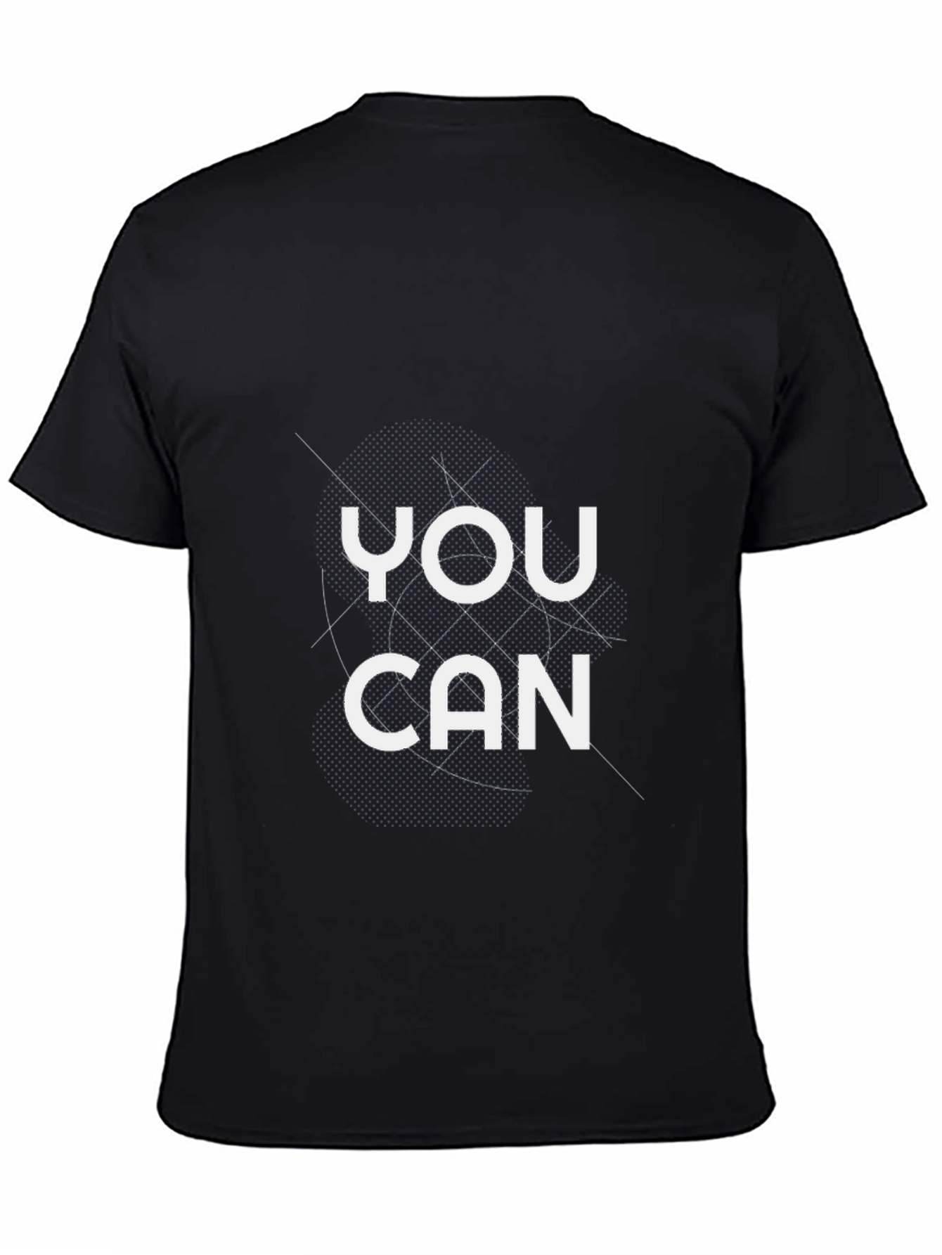 You Can Graphic Tee - Motivational Black T-Shirt