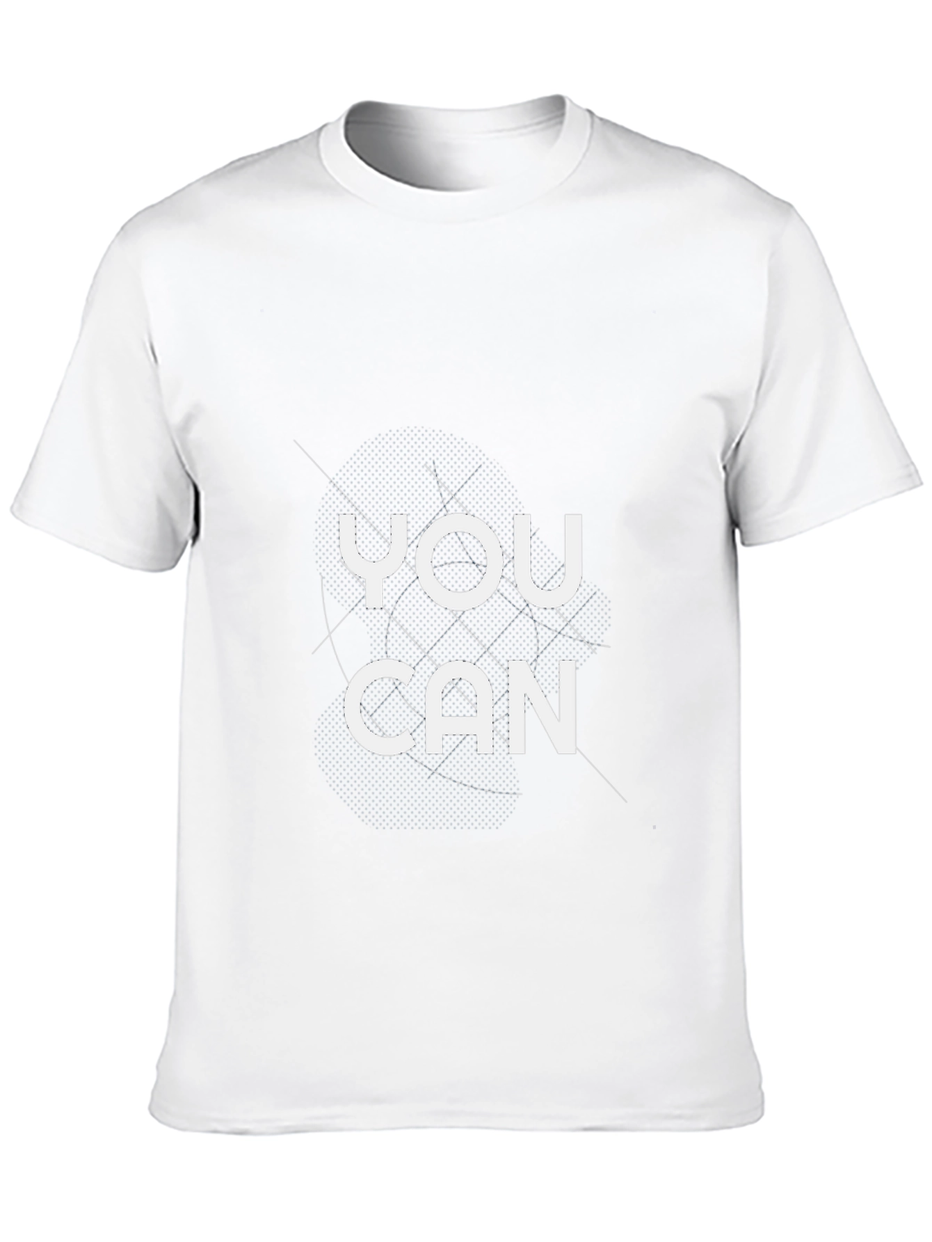 You Can Graphic Tee - Motivational Black T-Shirt