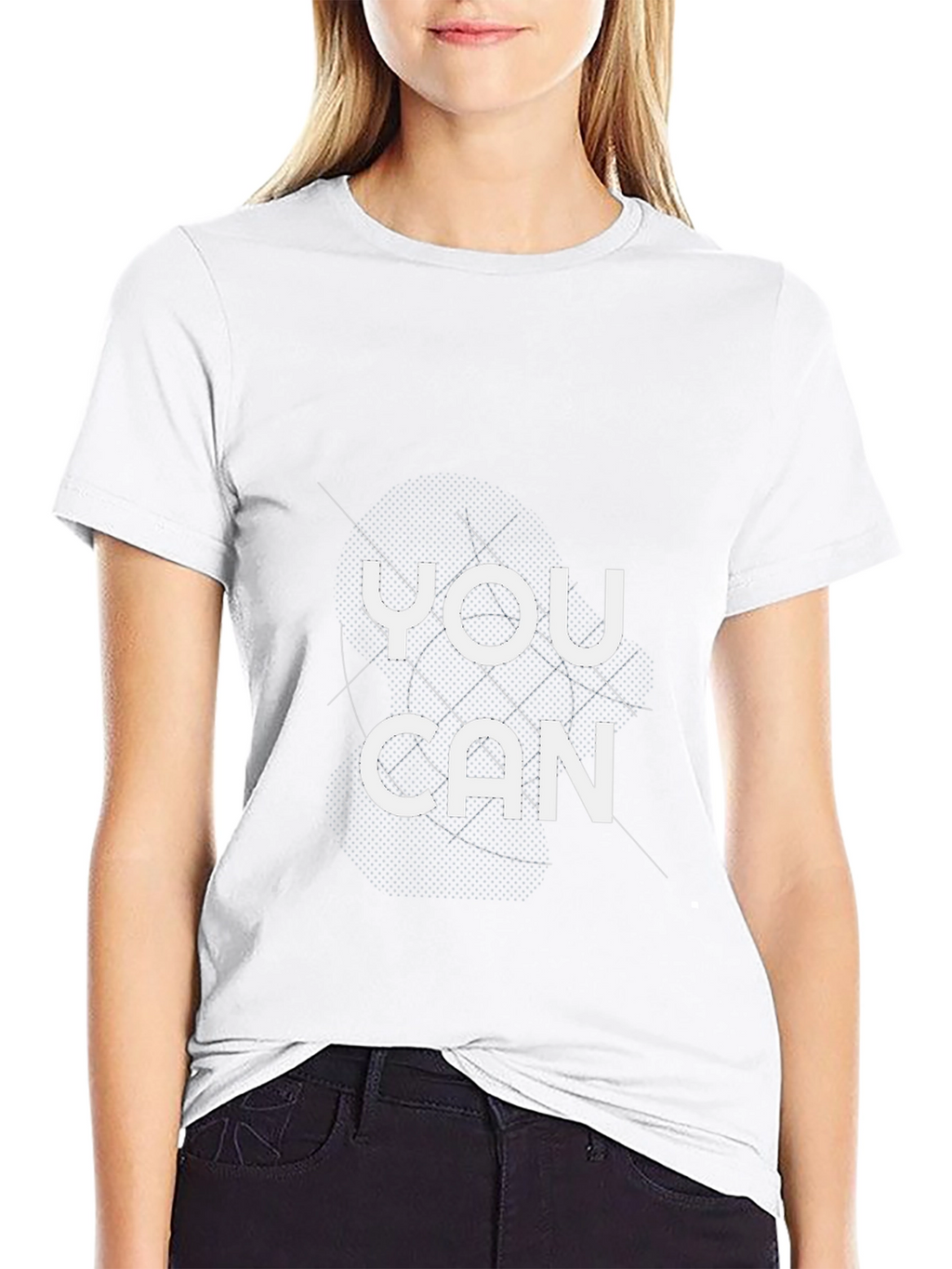 You Can Graphic Tee - Motivational Black T-Shirt