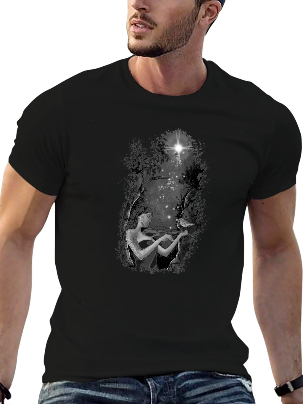 Violinist in the Woods T-Shirt