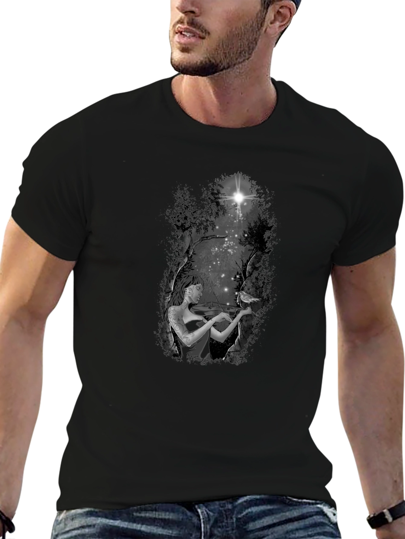 Violinist in the Woods T-Shirt