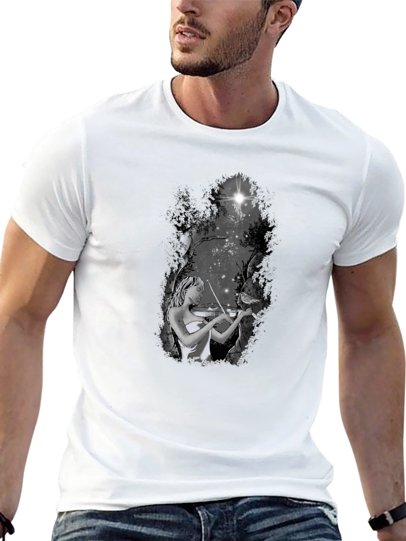 Violinist in the Woods T-Shirt