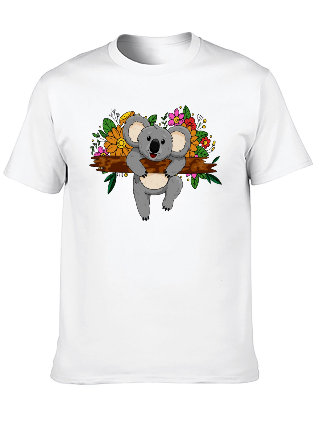 Cute Koala Floral T-Shirt