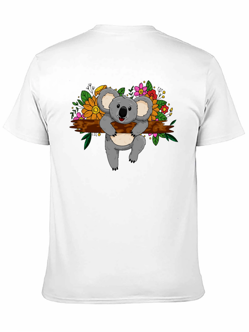 Cute Koala Floral T-Shirt