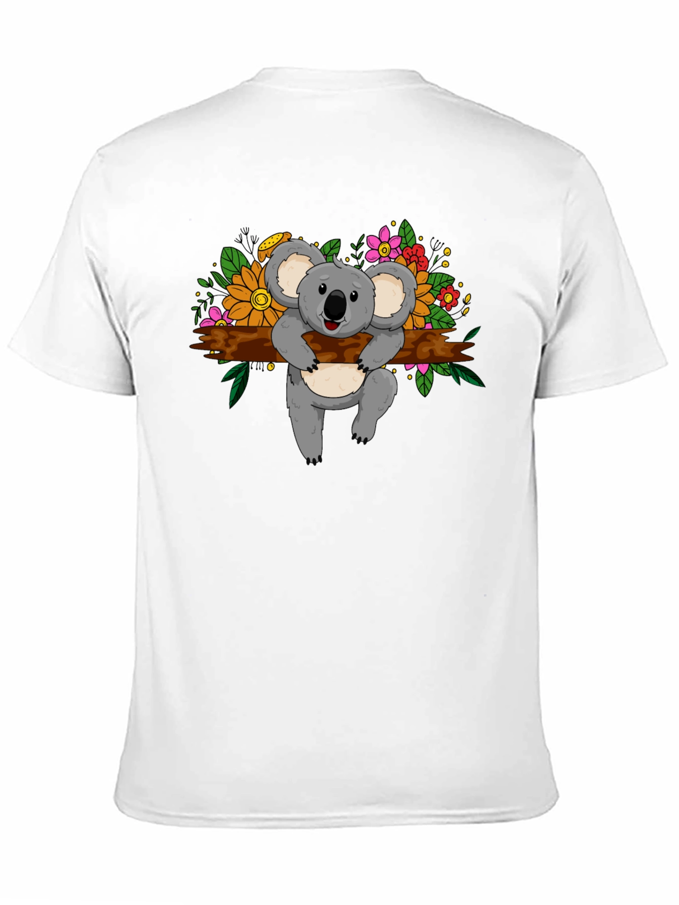 Cute Koala Floral T-Shirt