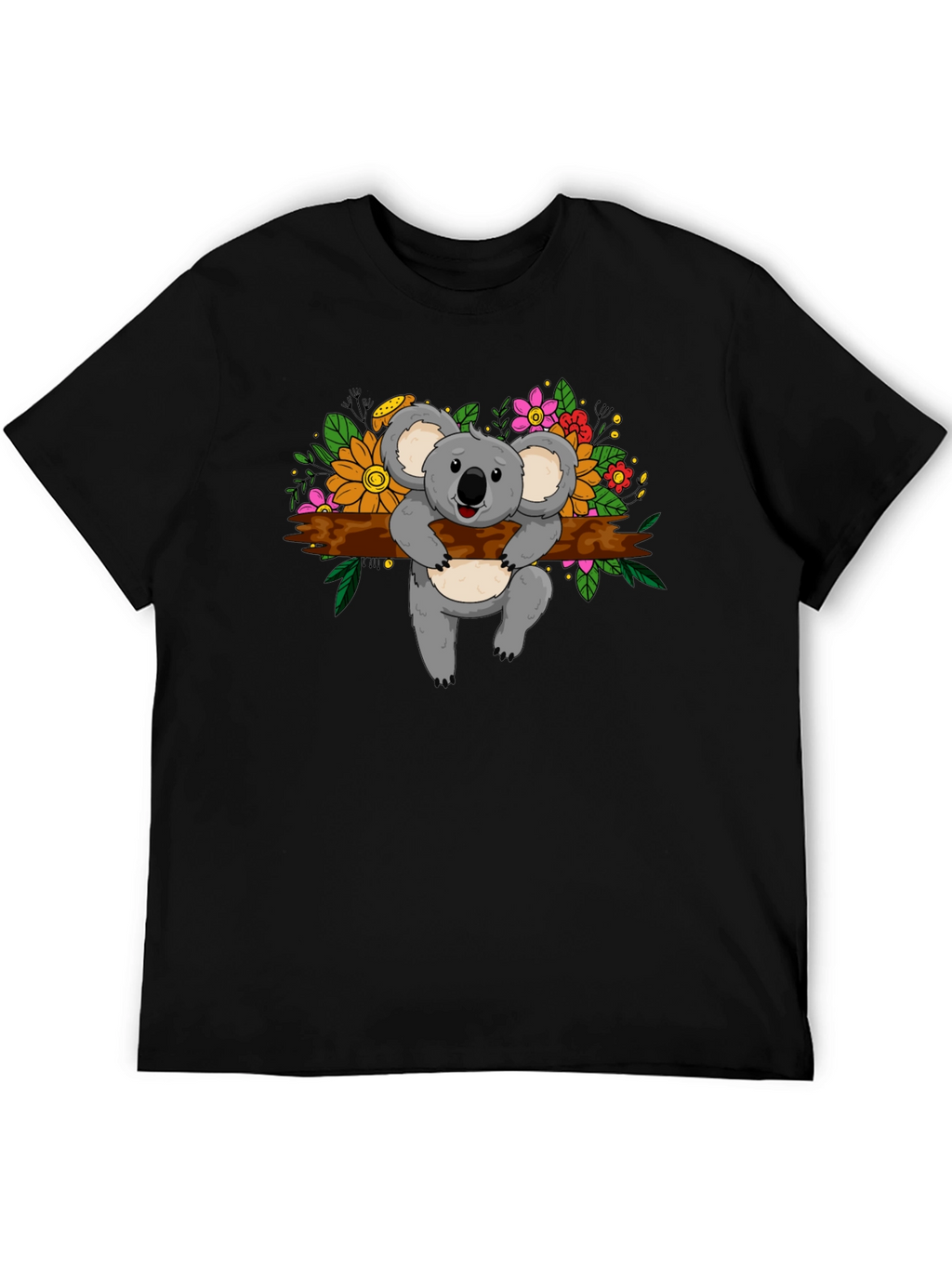 Cute Koala Floral T-Shirt