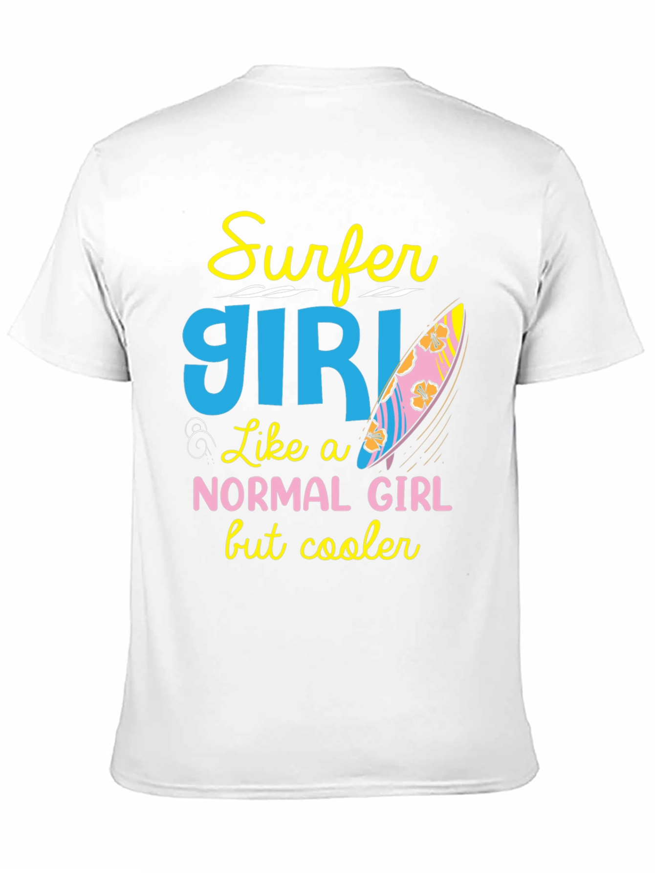Surfer Girl T-Shirt - Cool & Unique Design