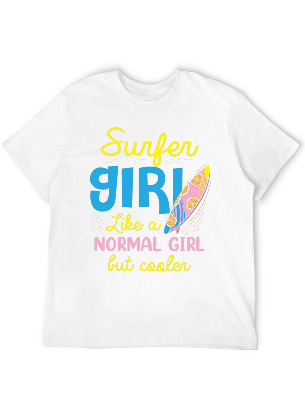 Surfer Girl T-Shirt - Cool & Unique Design