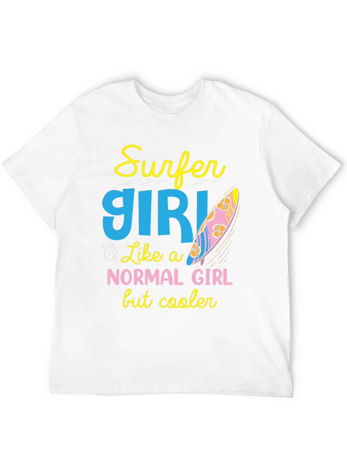 Surfer Girl T-Shirt - Cool & Unique Design