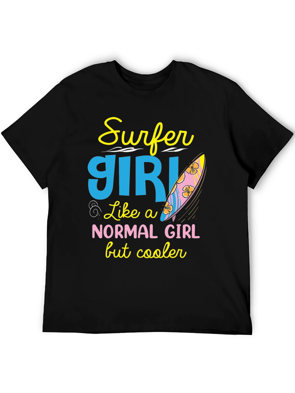 Surfer Girl T-Shirt - Cool & Unique Design