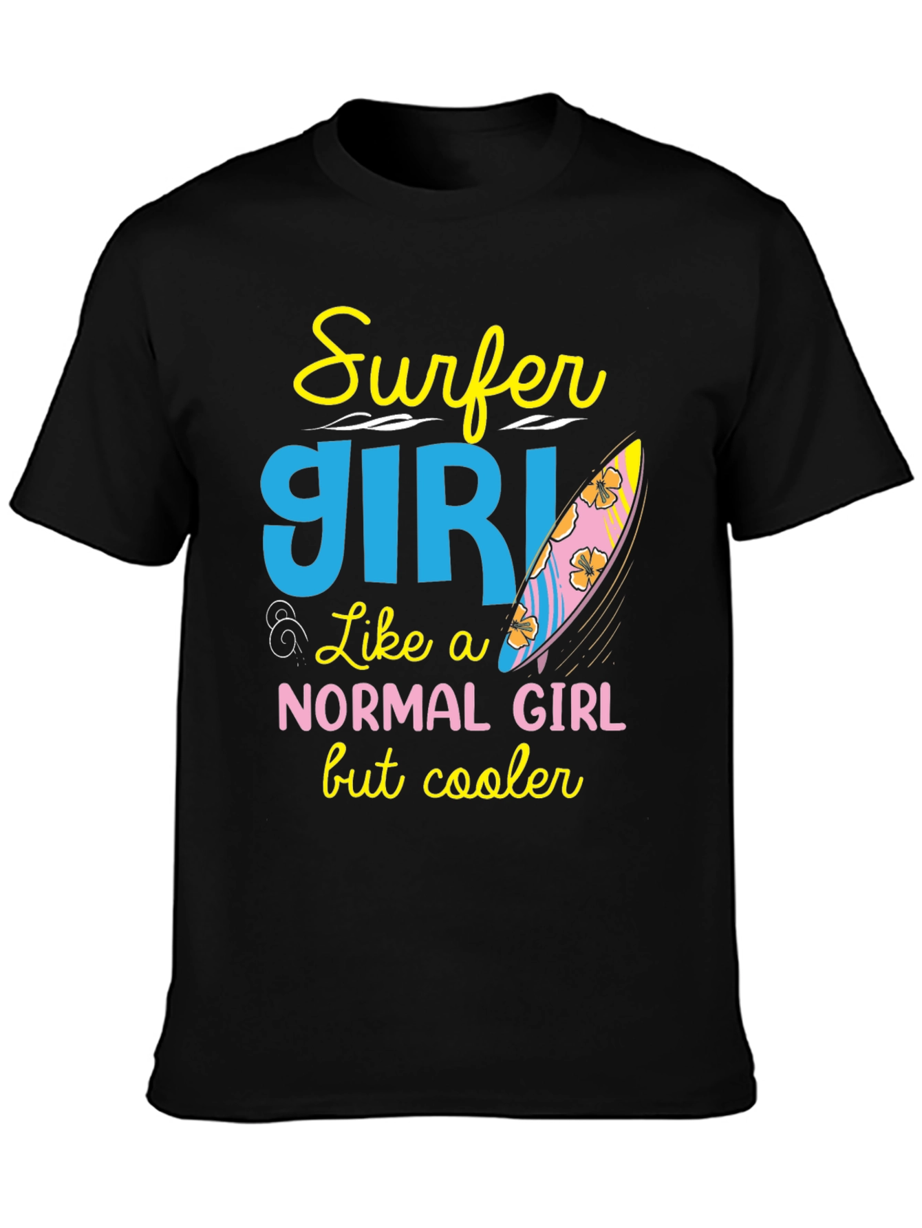 Surfer Girl T-Shirt - Cool & Unique Design