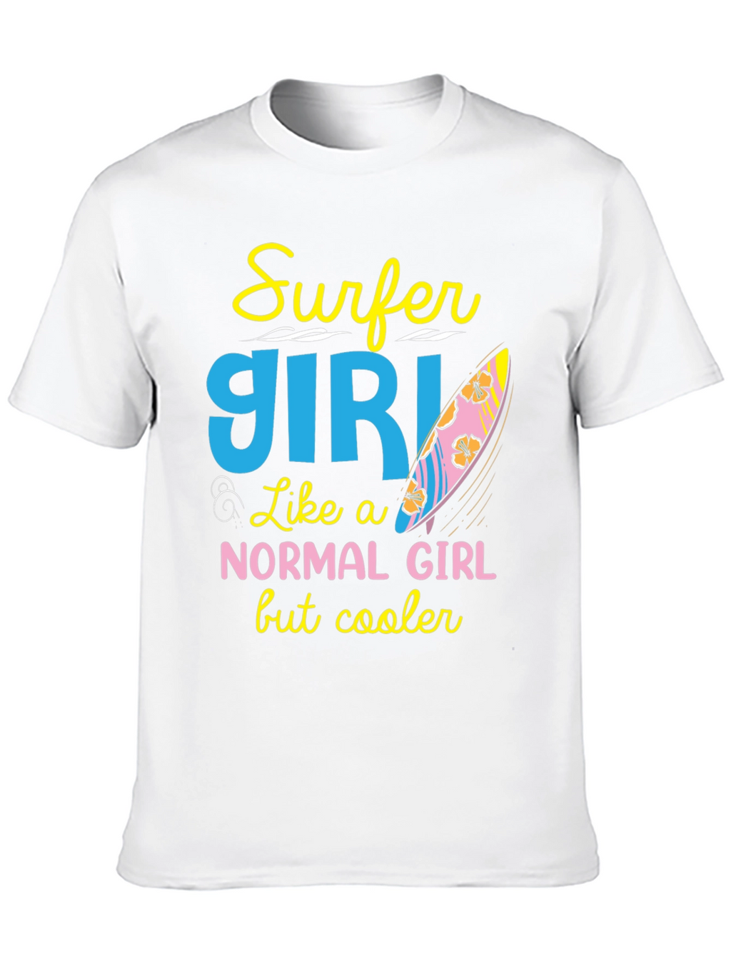 Surfer Girl T-Shirt - Cool & Unique Design