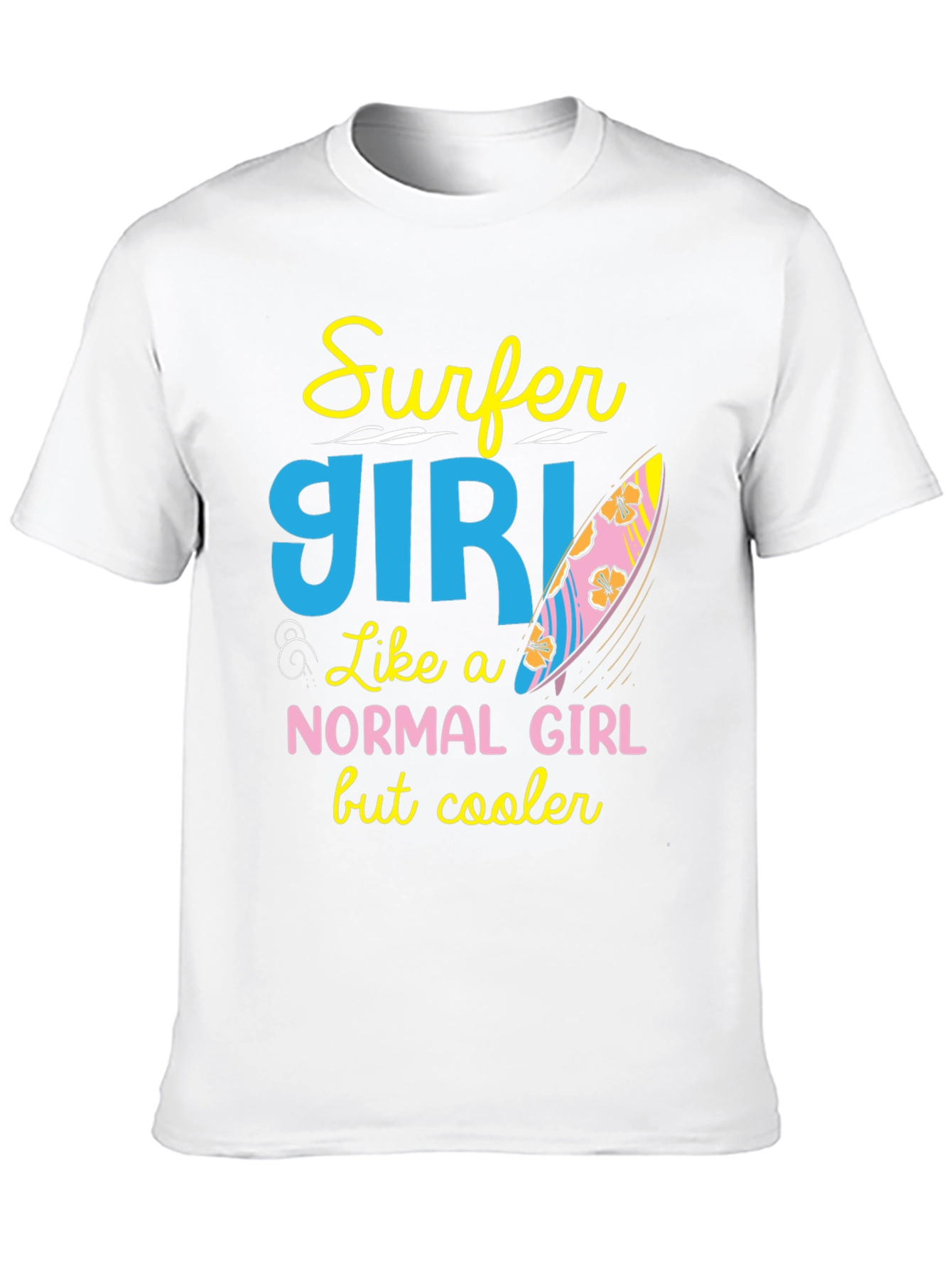 Surfer Girl T-Shirt - Cool & Unique Design