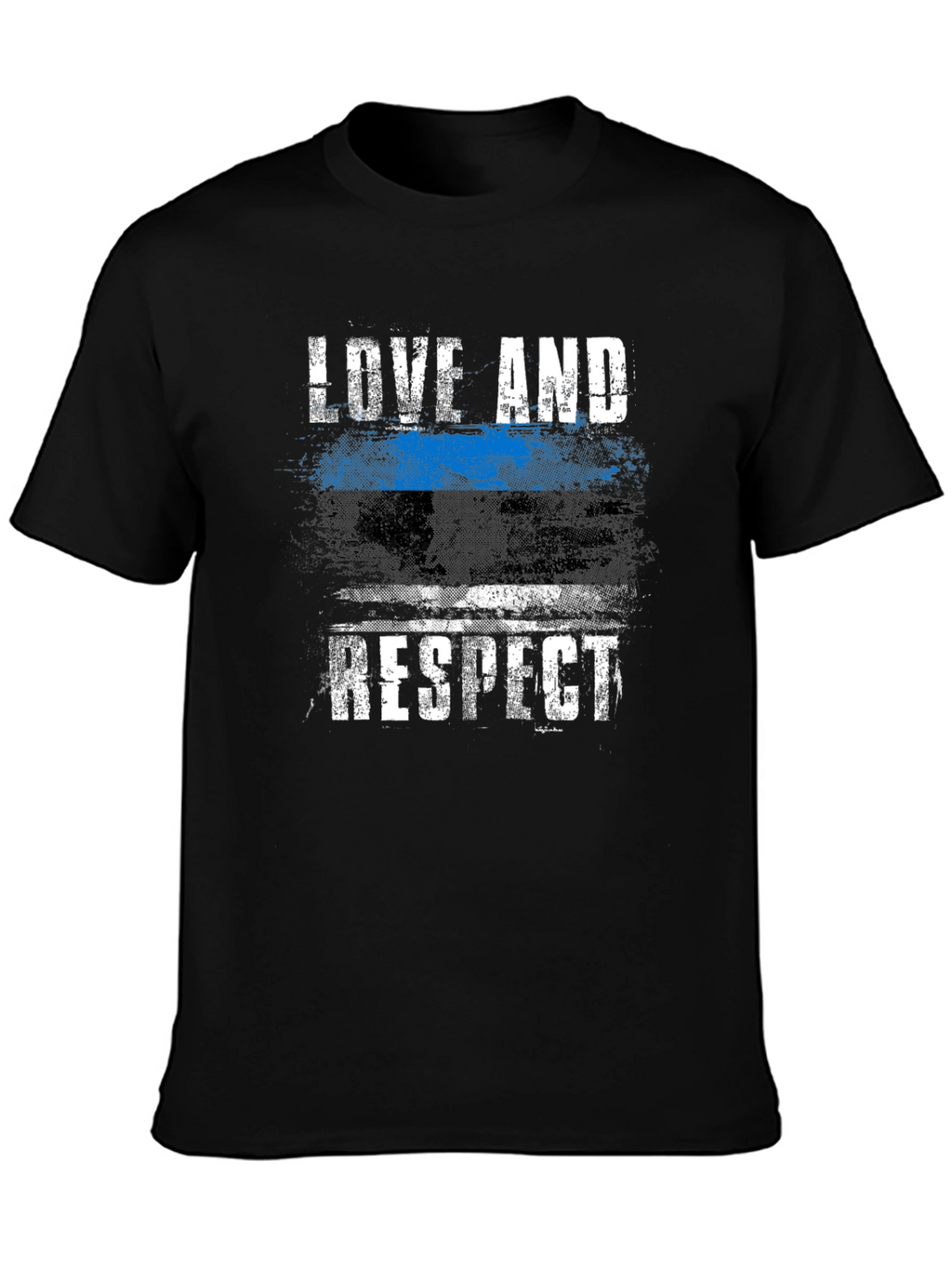 Love And Respect Thin Blue Line T-Shirt