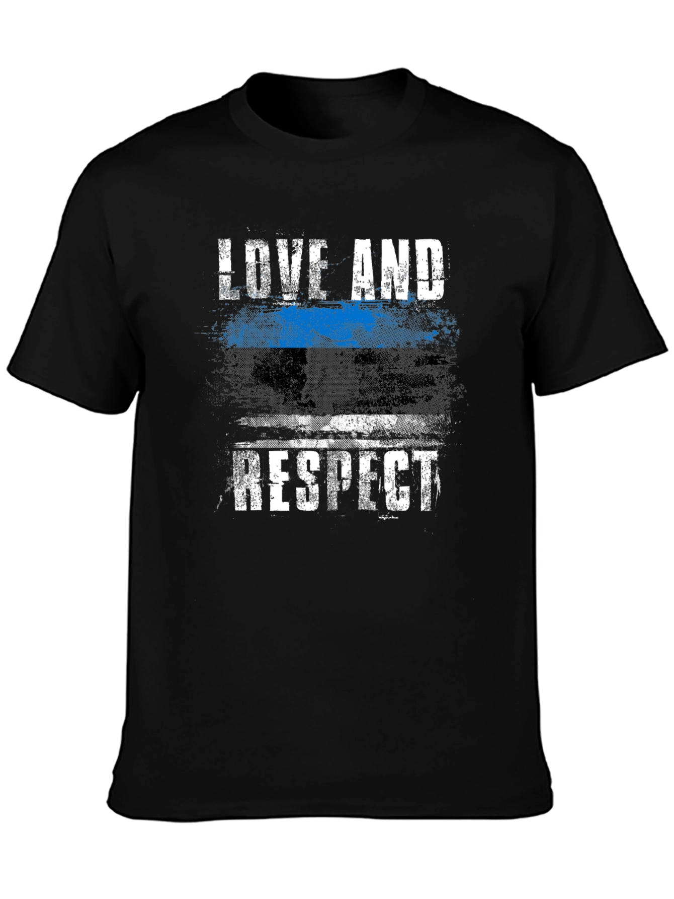 Love And Respect Thin Blue Line T-Shirt