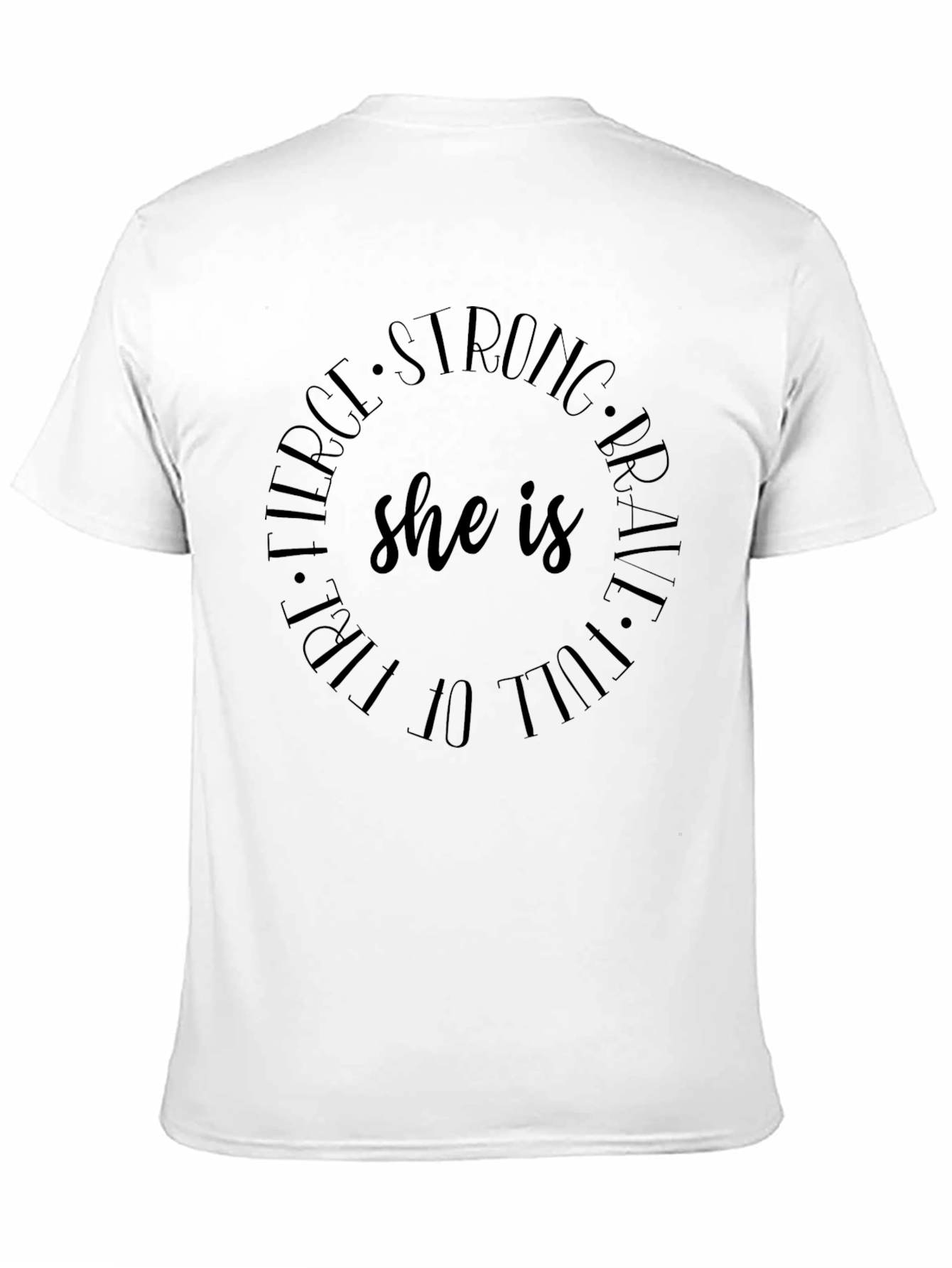 Fierce Strong Womens Graphic T-Shirt