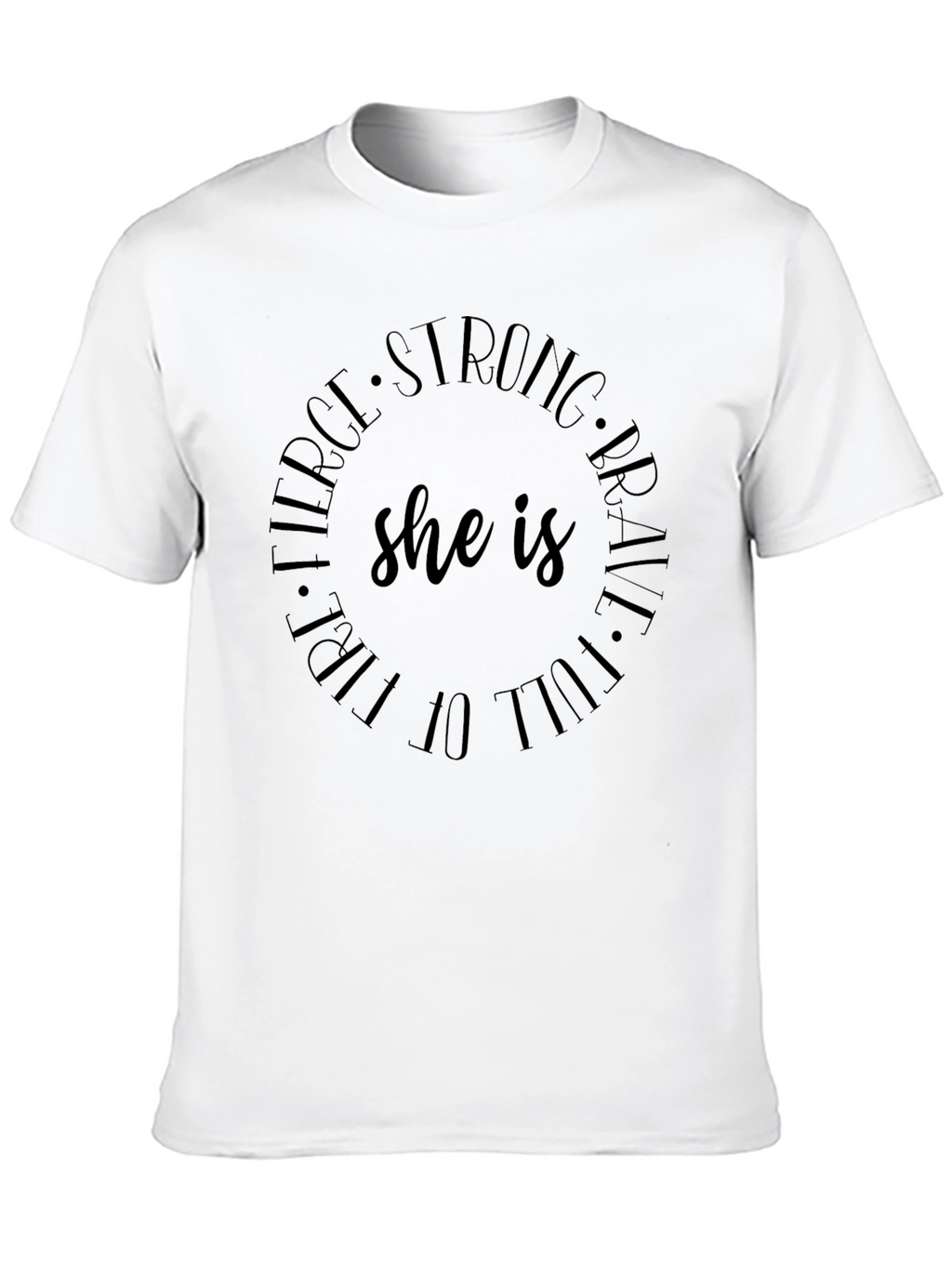 Fierce Strong Womens Graphic T-Shirt
