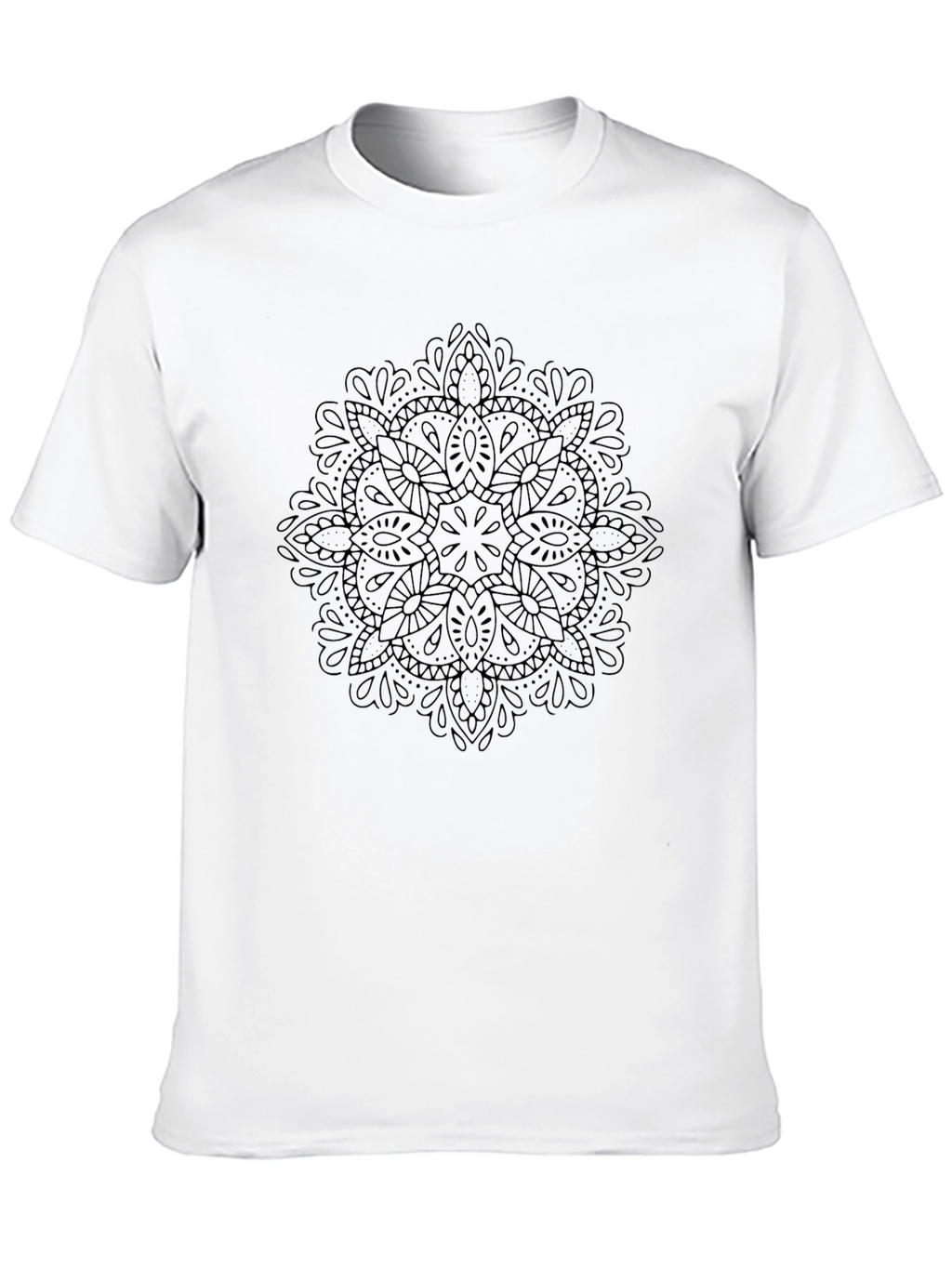 Black Mandala Graphic Tee
