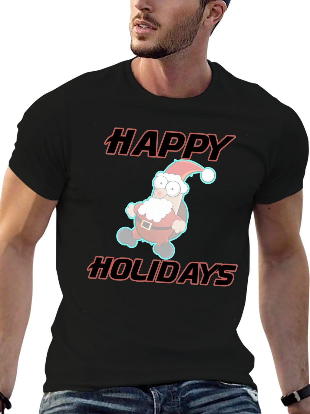 Happy Holidays Santa T-Shirt