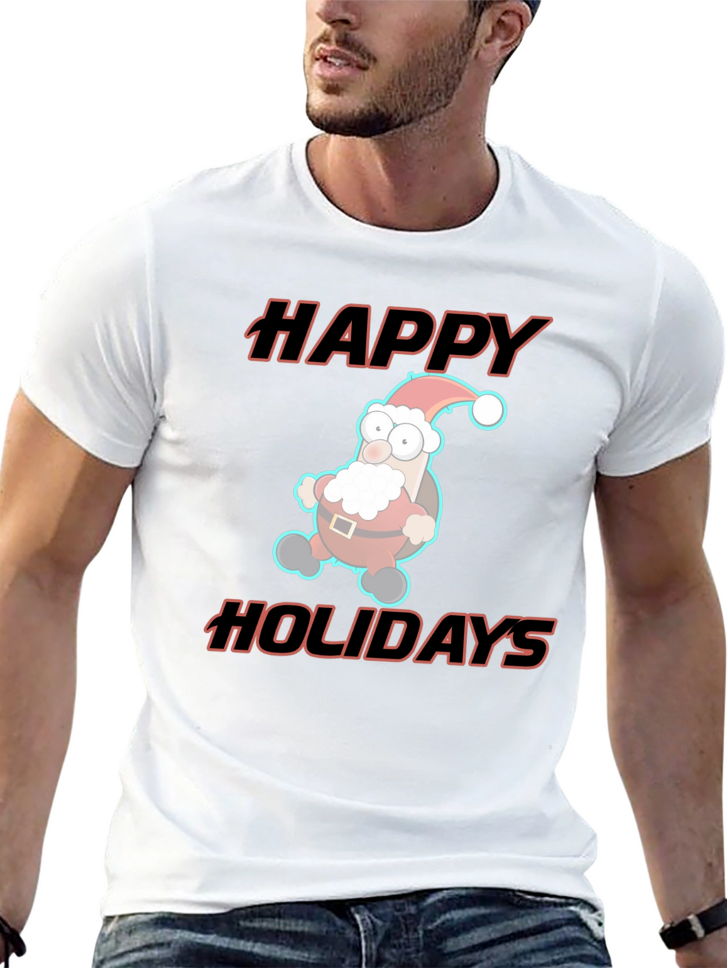 Happy Holidays Santa T-Shirt