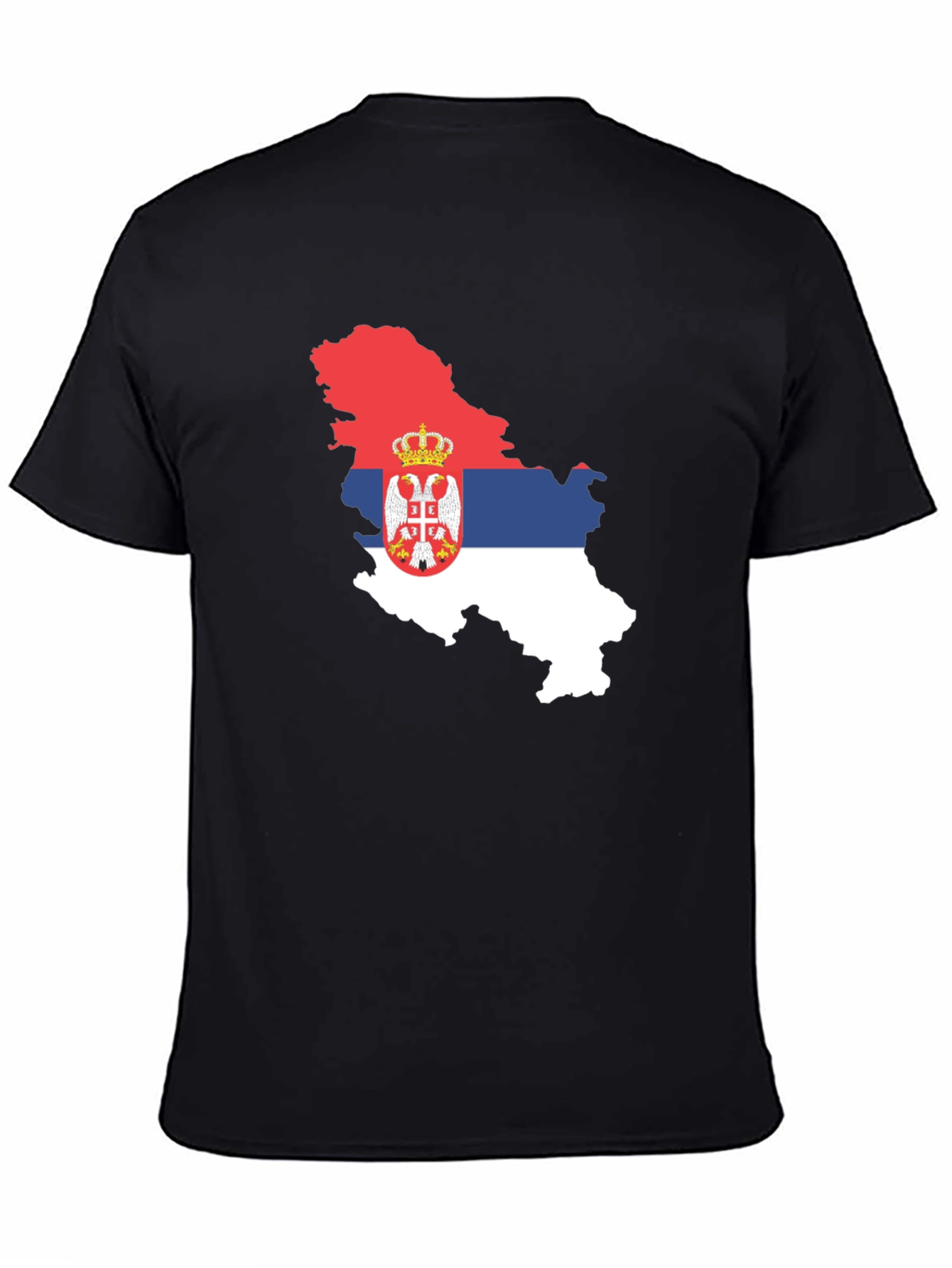 Serbia Flag Map T-Shirt