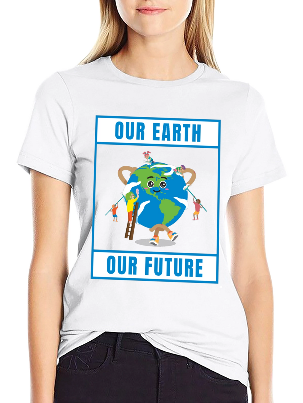 Our Earth Our Future Black T-Shirt