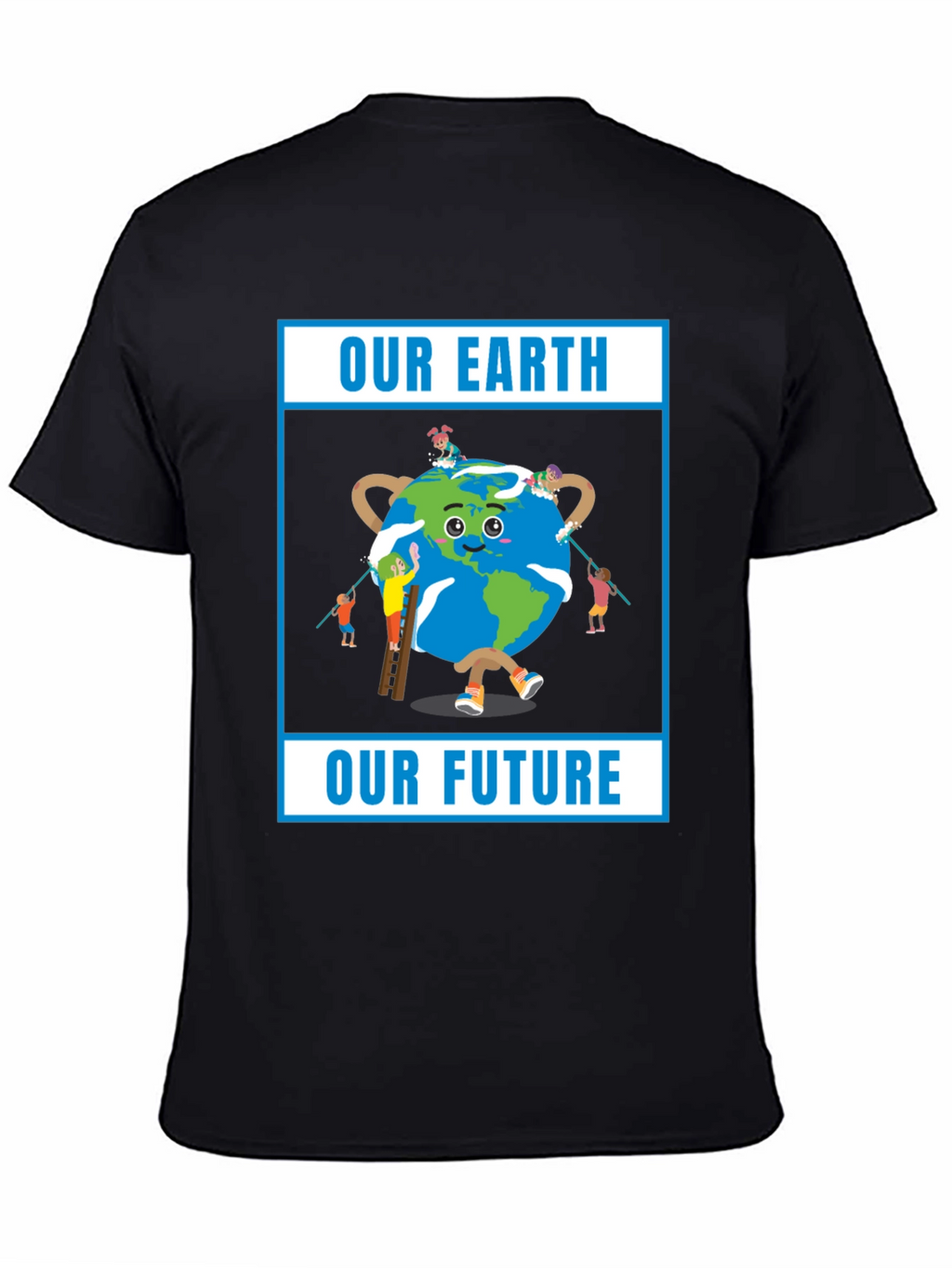 Our Earth Our Future Black T-Shirt