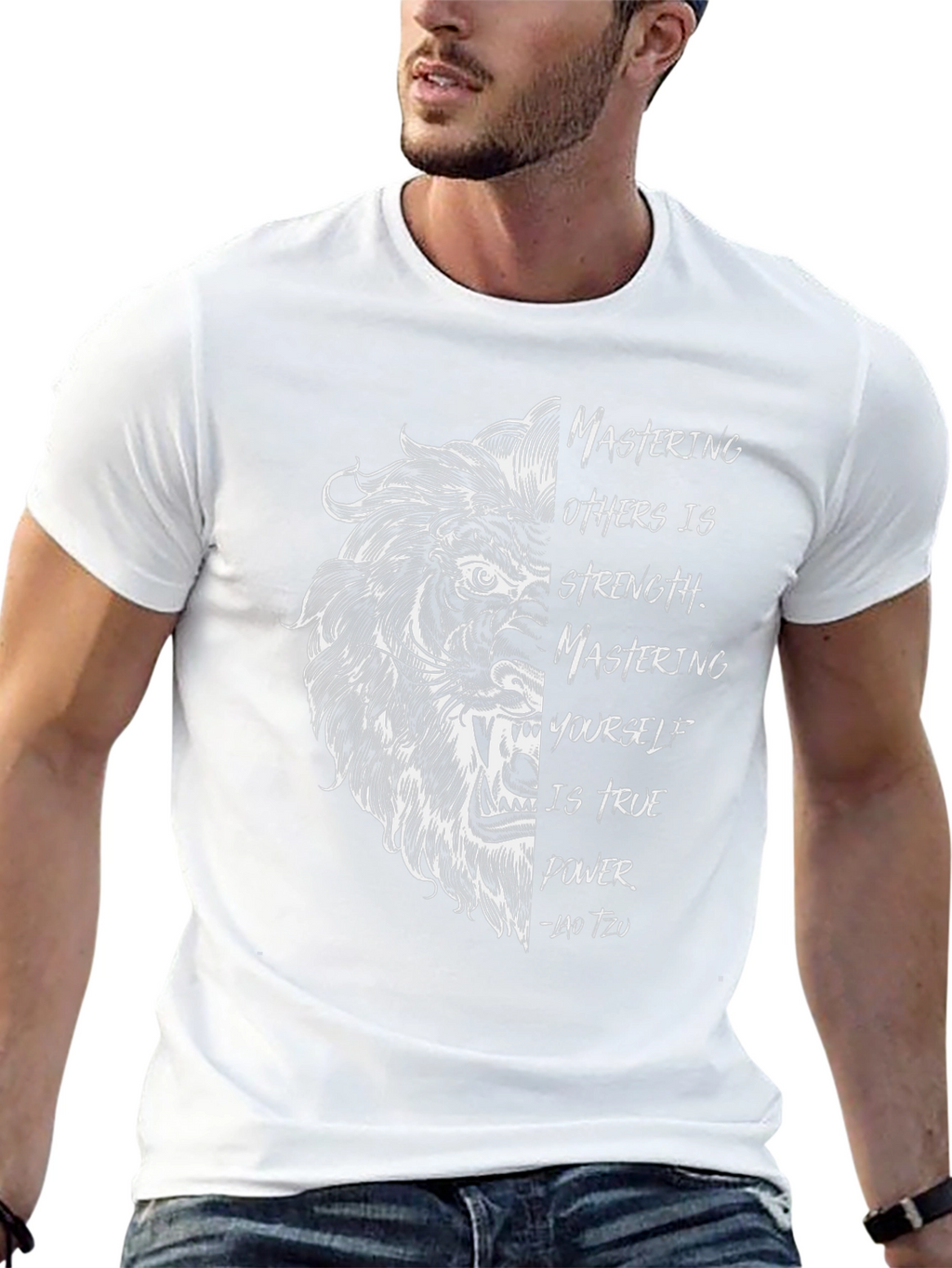 Lion Art T-Shirt | Motivational Tee