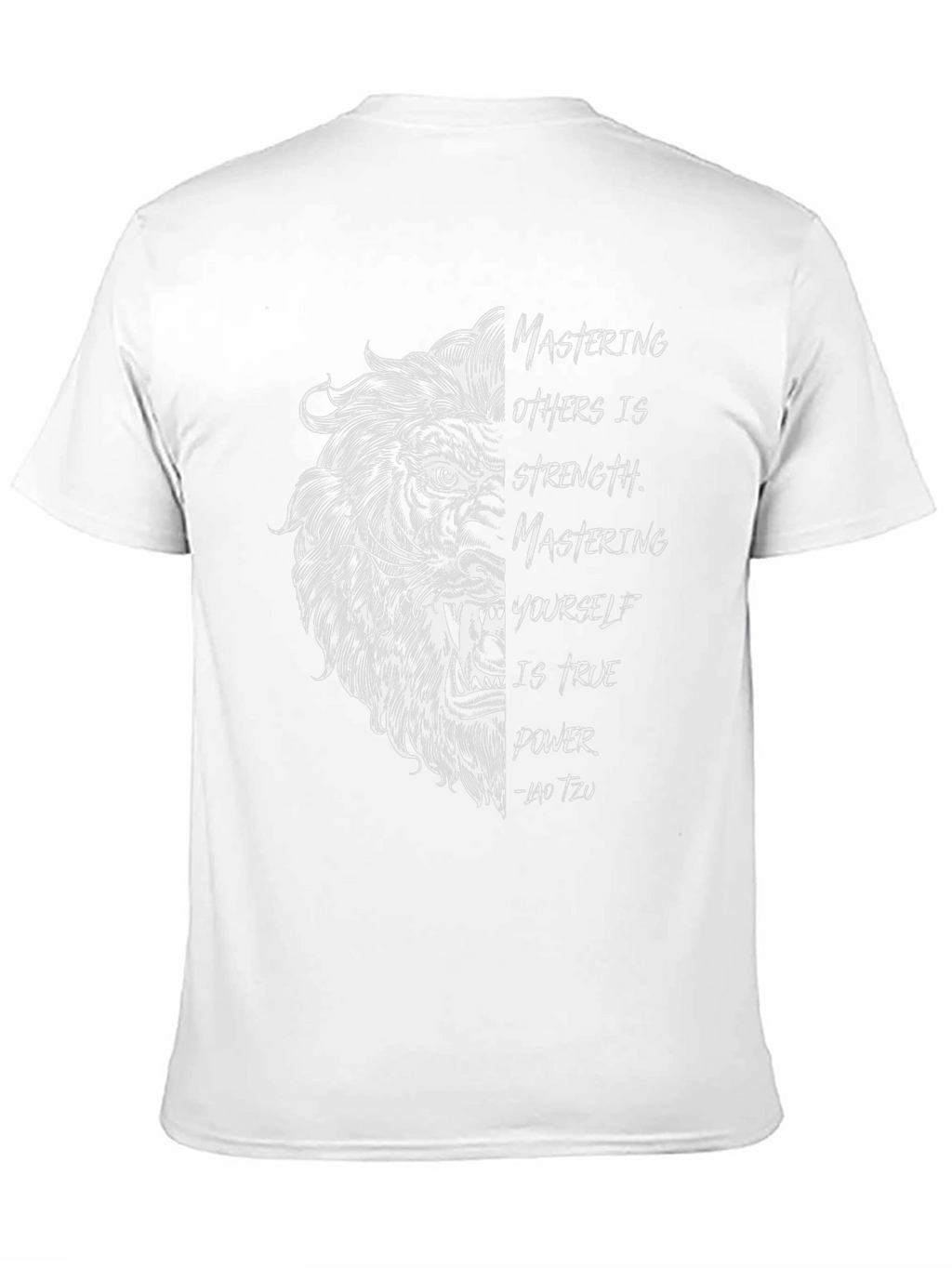 Lion Art T-Shirt | Motivational Tee