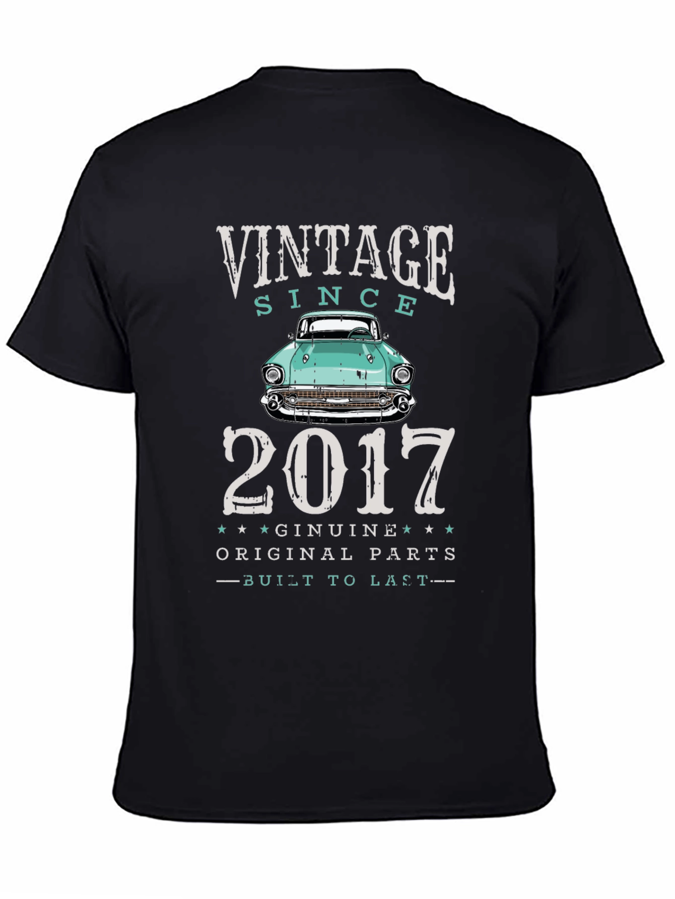 Vintage Since 2017 Car T-Shirt