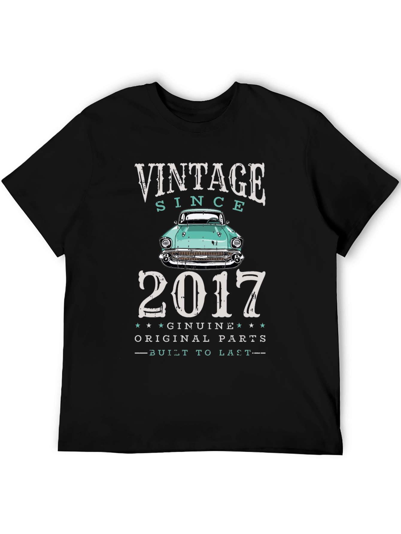 Vintage Since 2017 Car T-Shirt