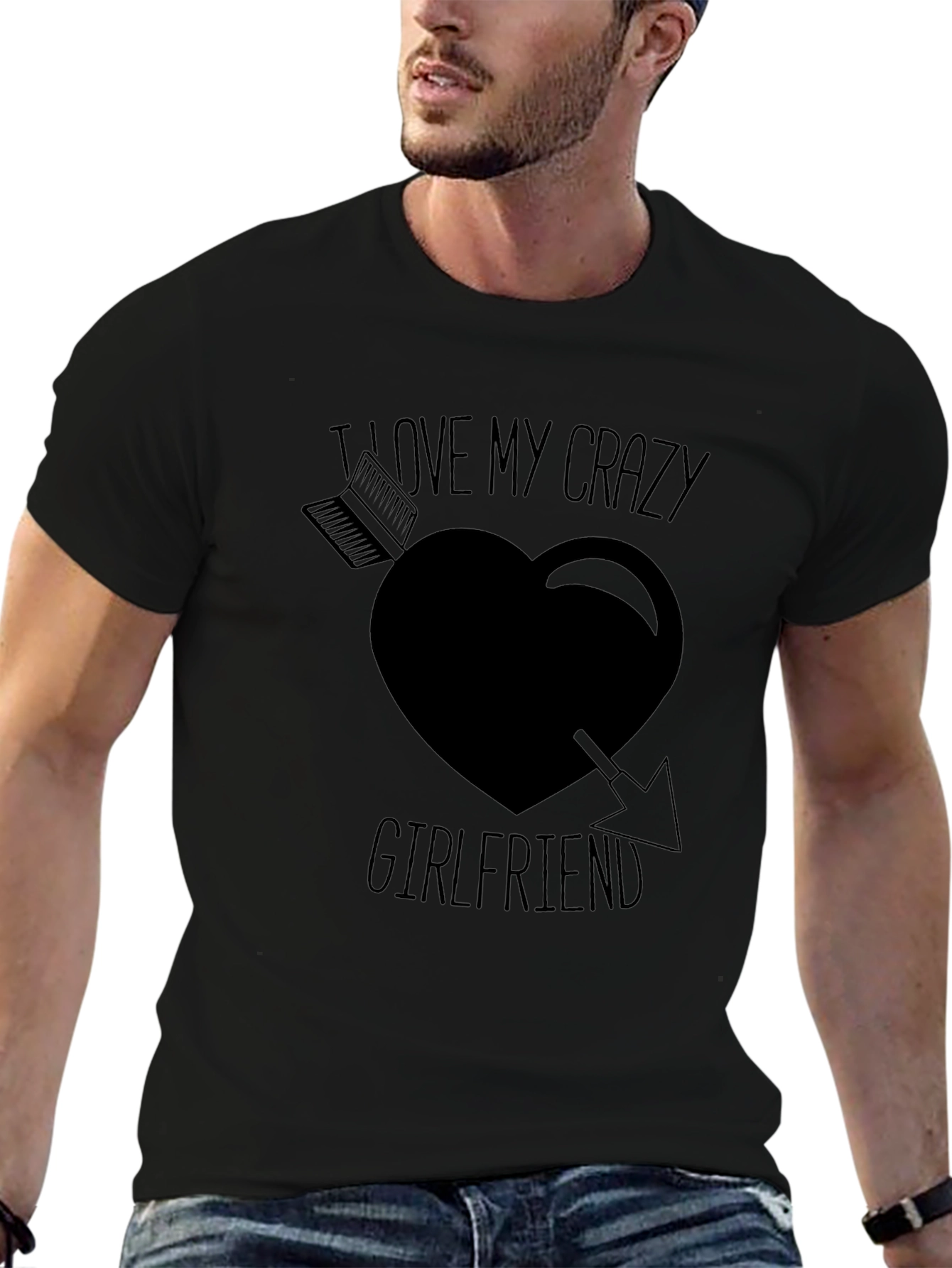 Crazy Girlfriend T-Shirt Novelty Graphic Tee