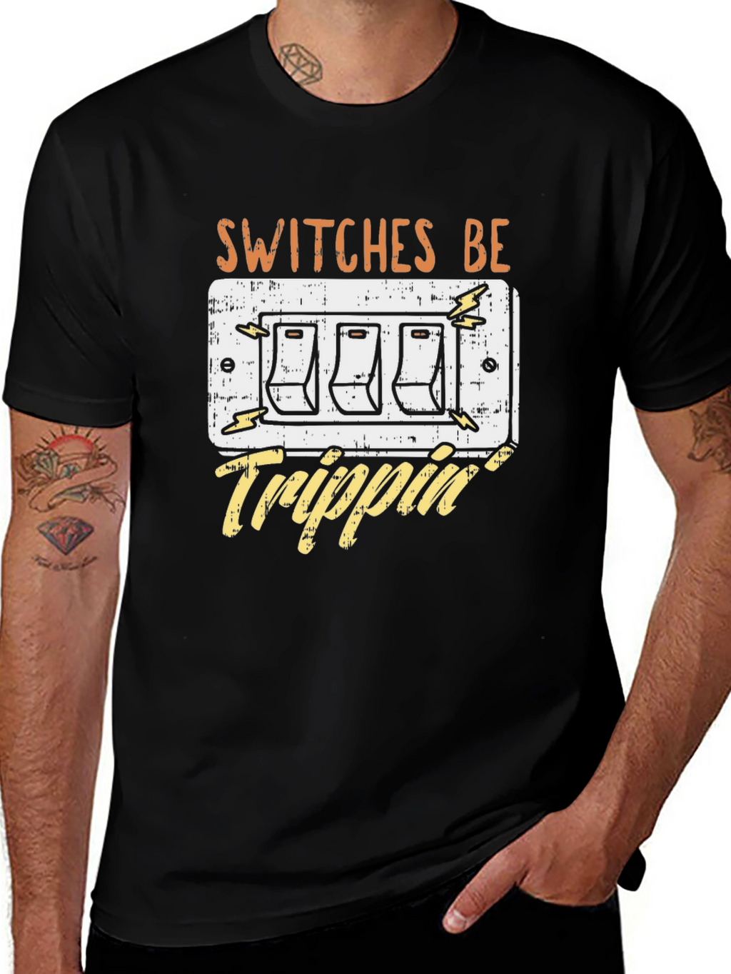 Switches Be Trippin Funny Graphic T-Shirt