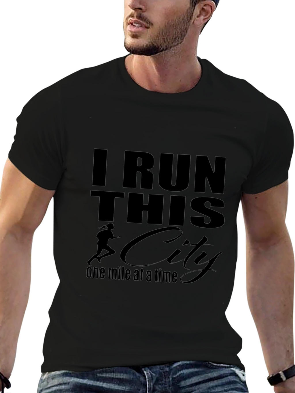 I Run This City T-Shirt - Running Motivation