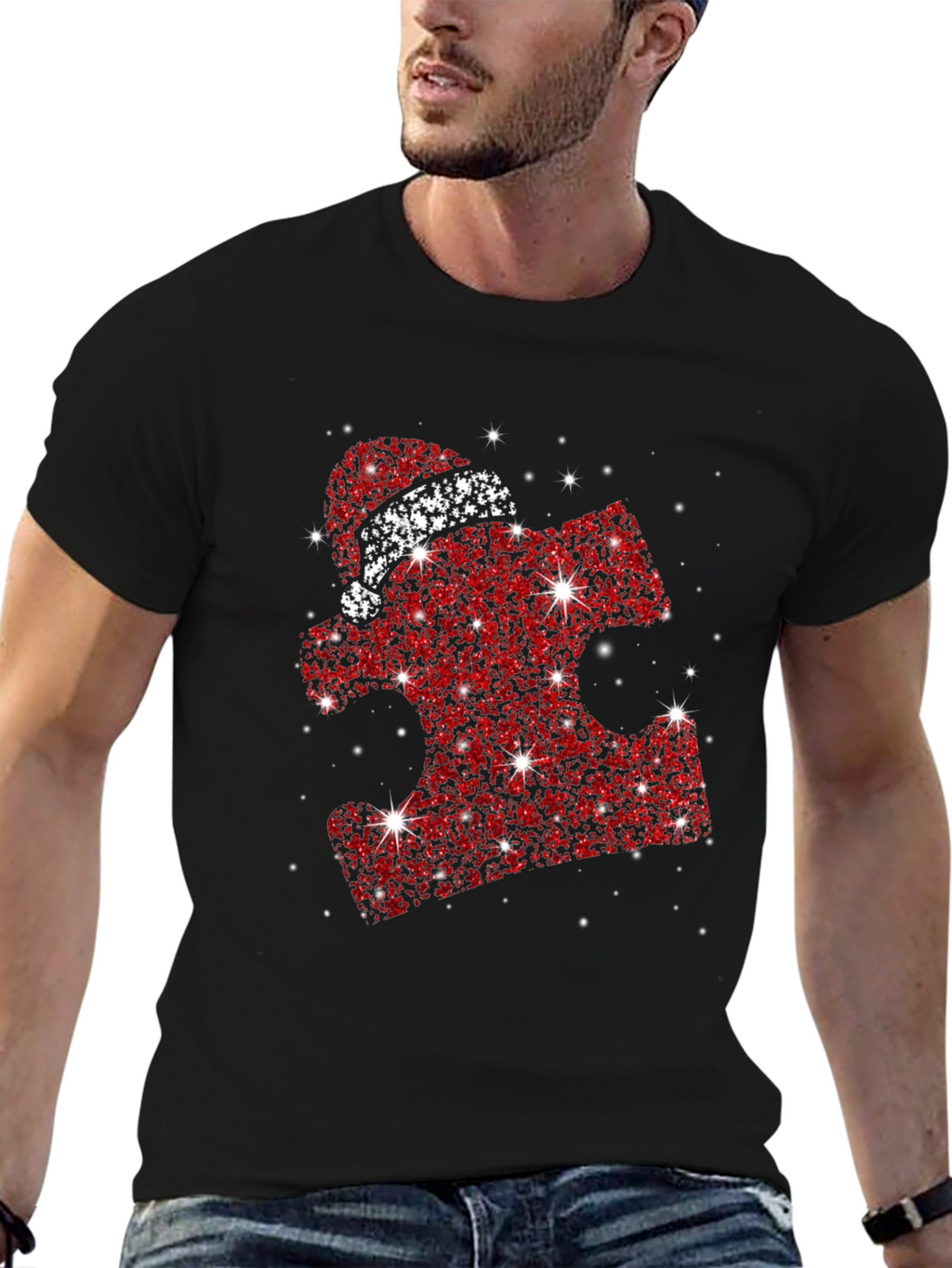 Autism Awareness Christmas Puzzle T-Shirt