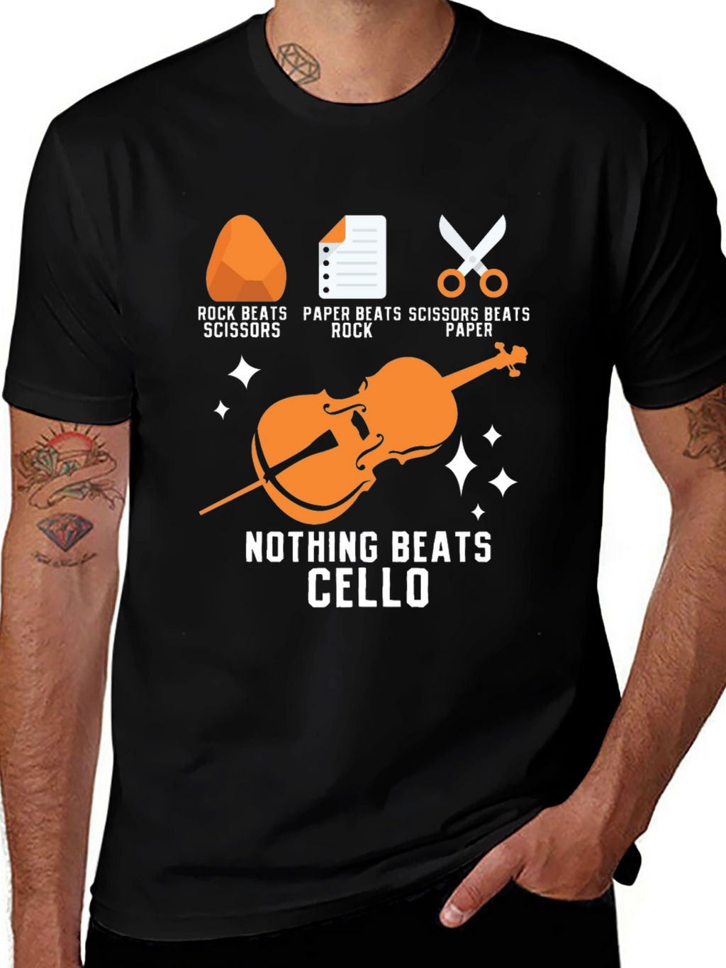 Nothing Beats Cello Funny Music T-Shirt