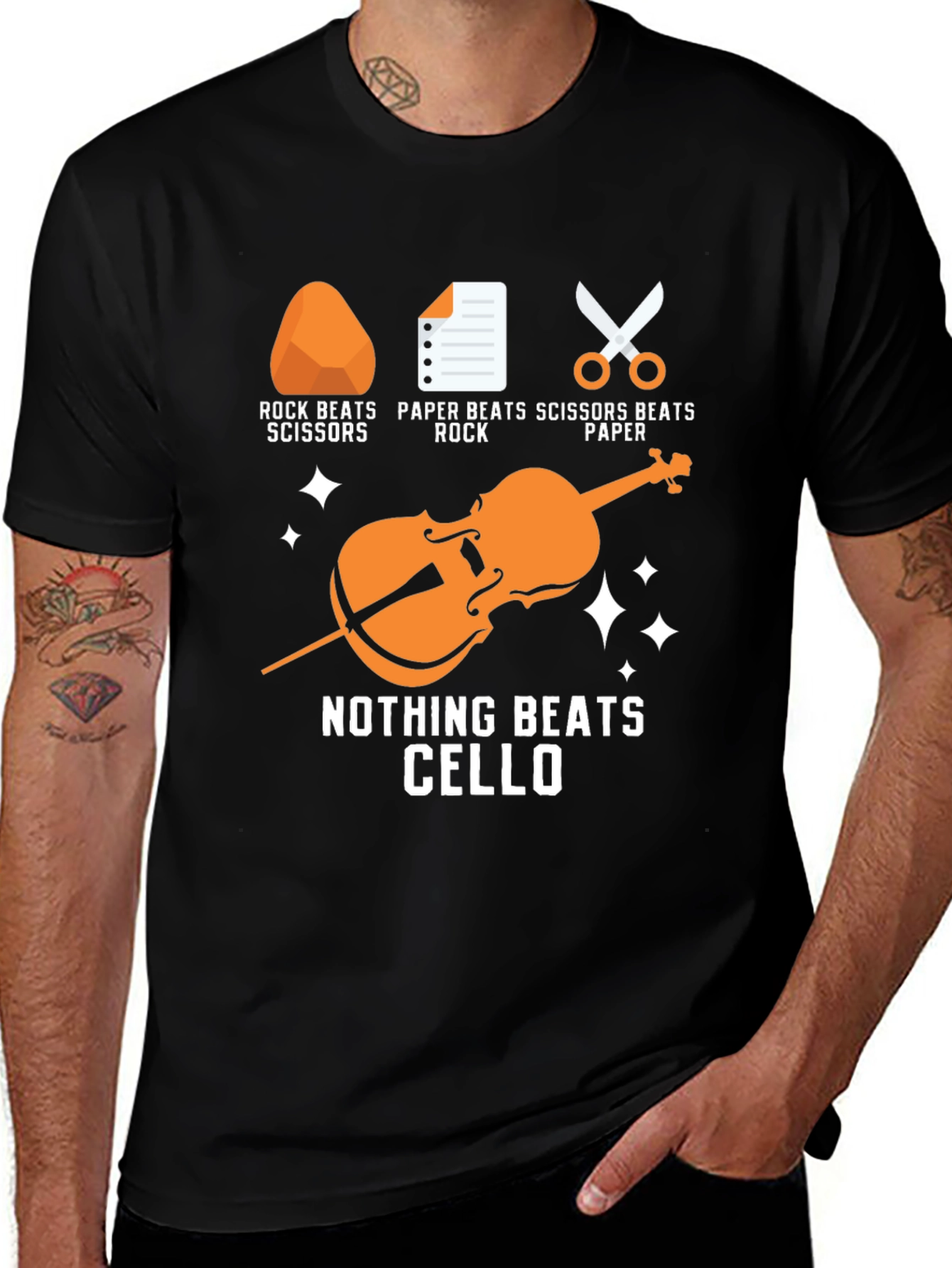 Nothing Beats Cello Funny Music T-Shirt