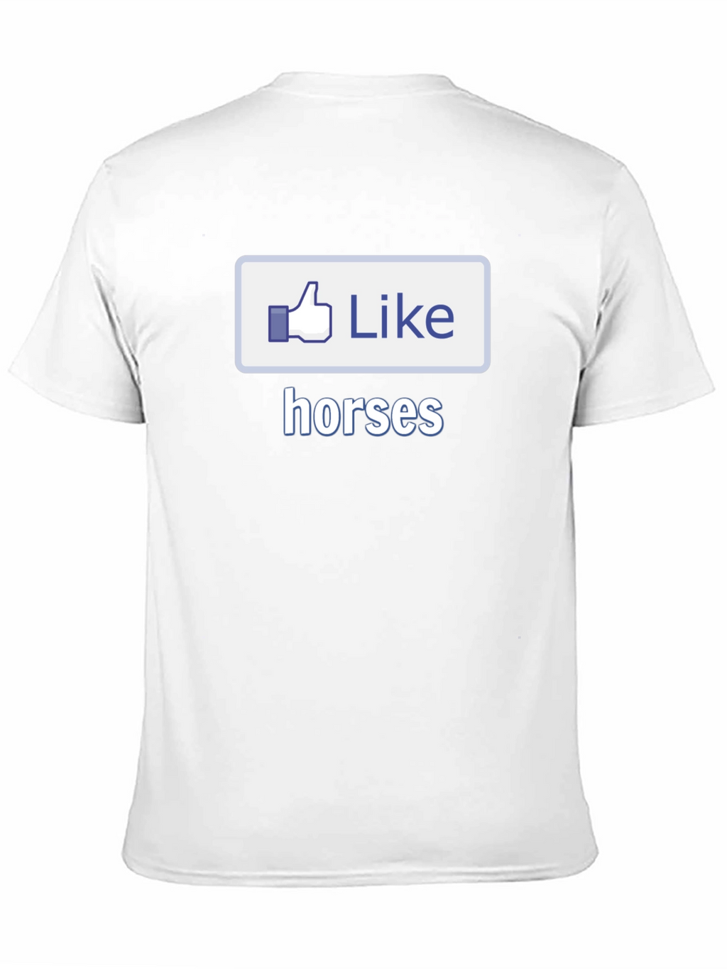 I Like Horses Black T-Shirt Novelty Graphic Tee