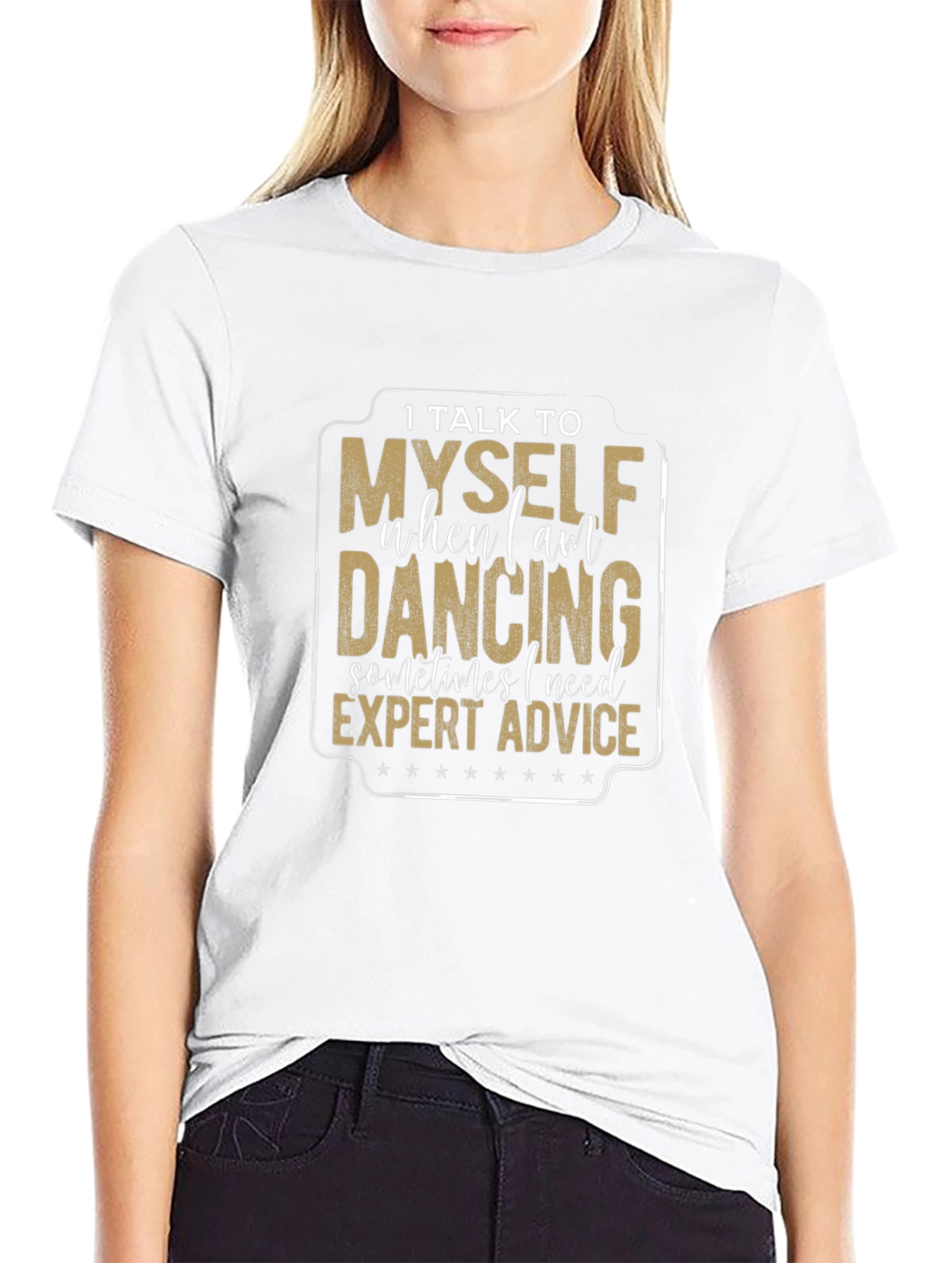Dancing Expert Advice Black T-Shirt