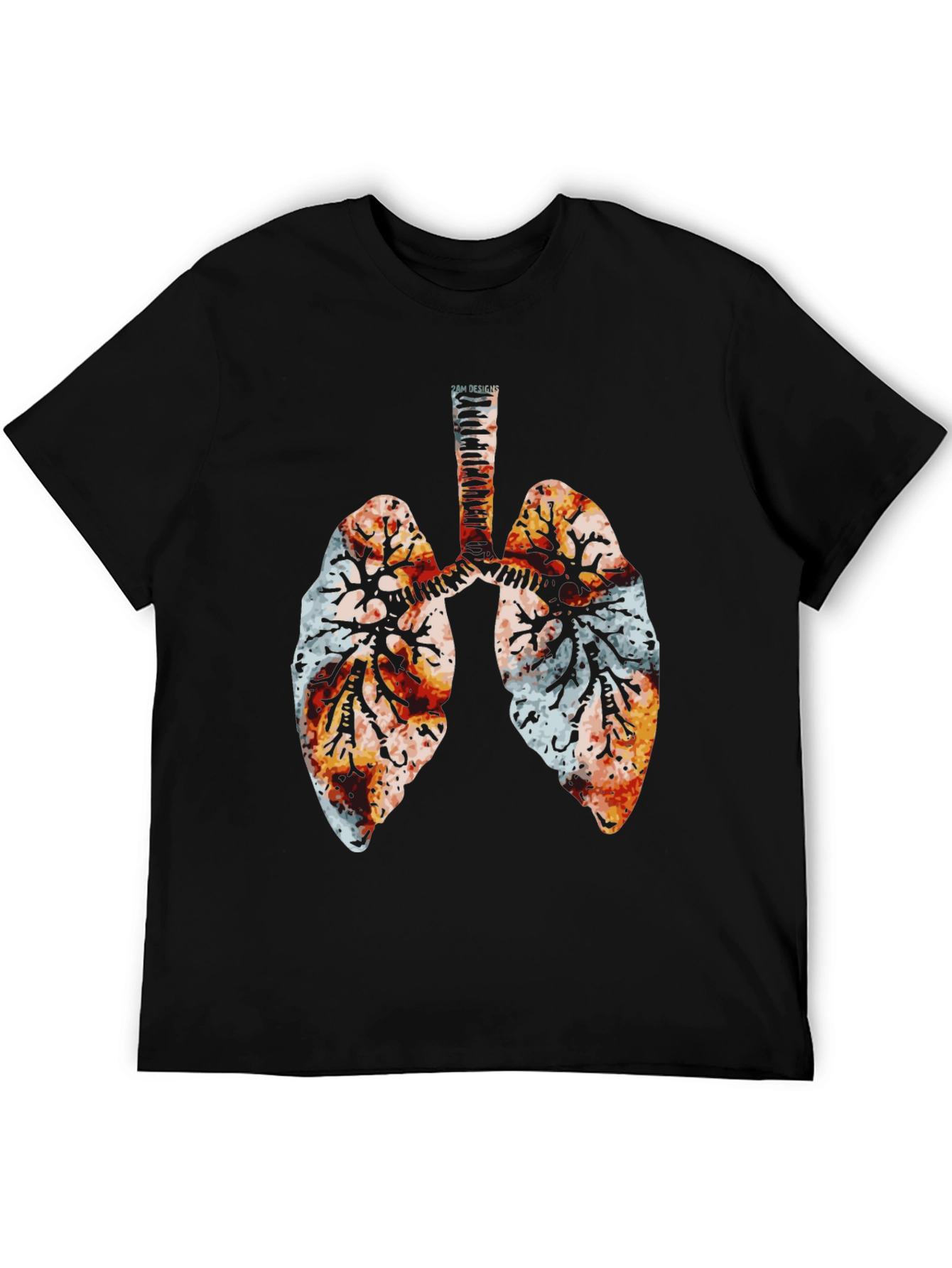 Lung Anatomy Graphic T-Shirt