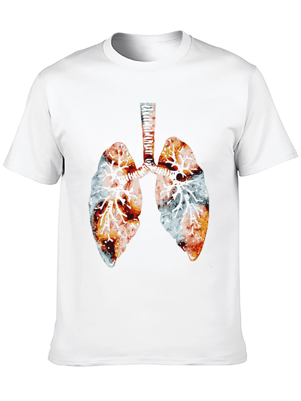 Lung Anatomy Graphic T-Shirt