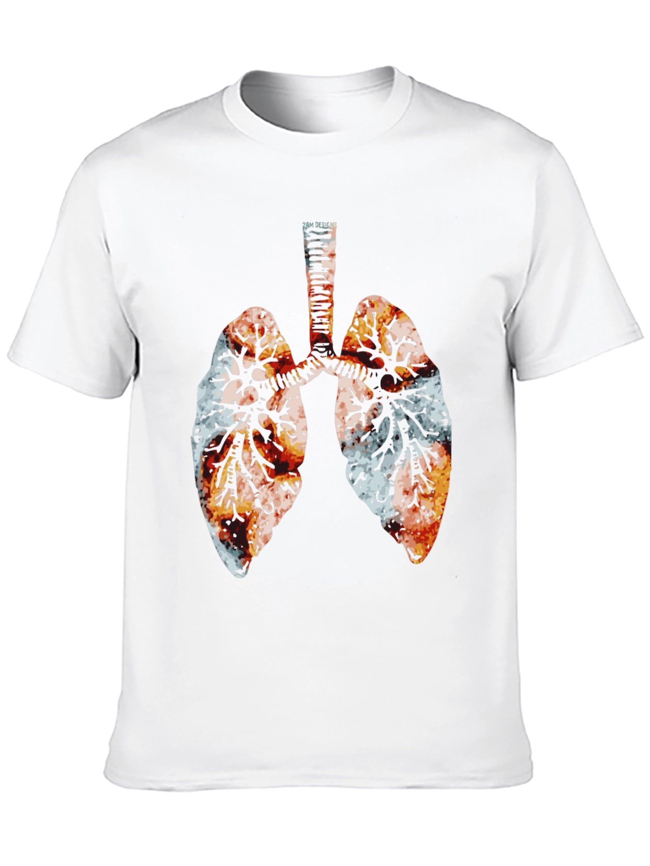 Lung Anatomy Graphic T-Shirt