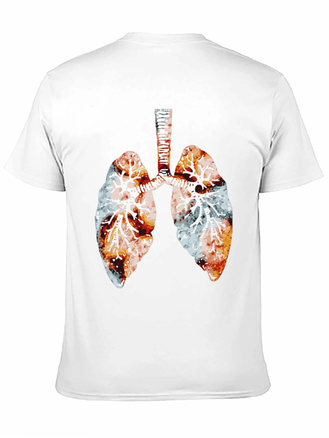 Lung Anatomy Graphic T-Shirt
