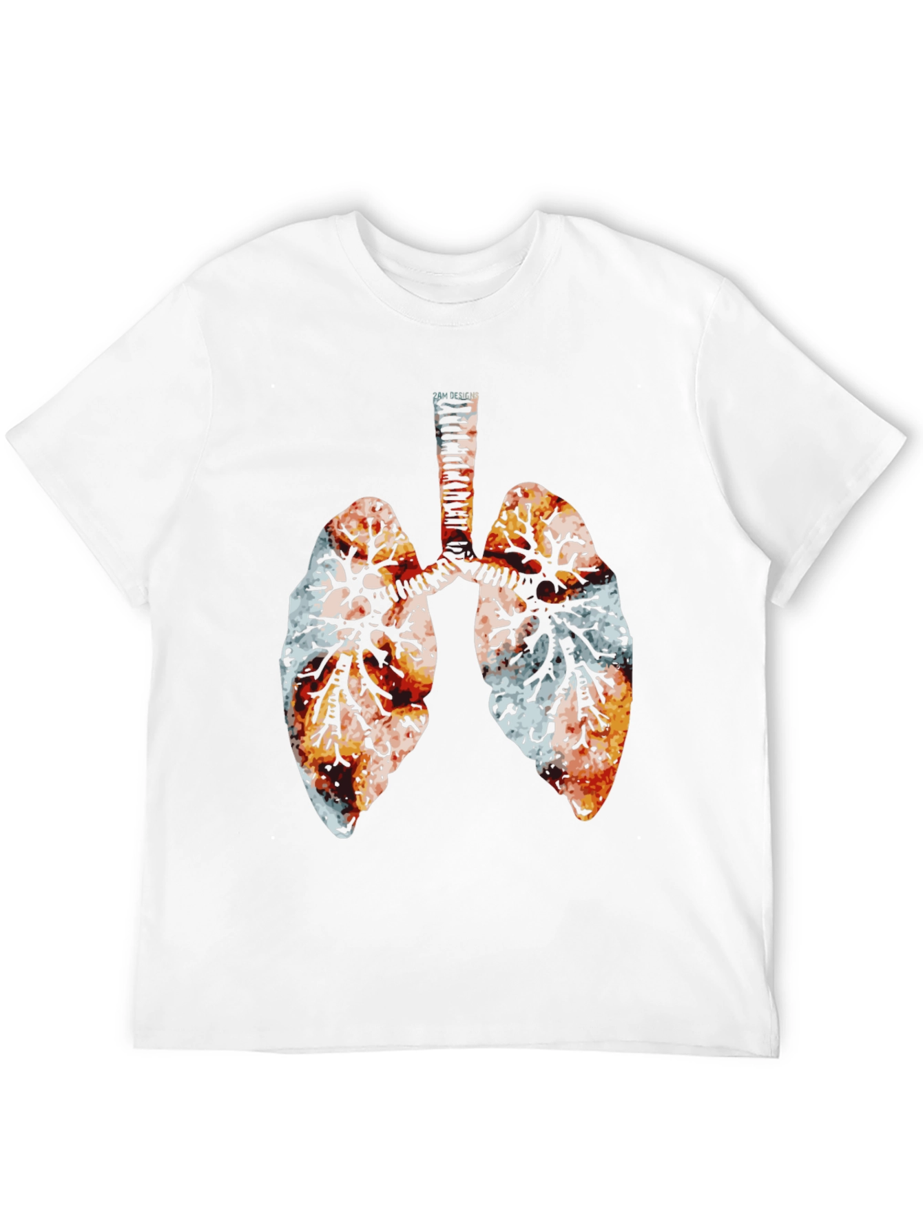 Lung Anatomy Graphic T-Shirt