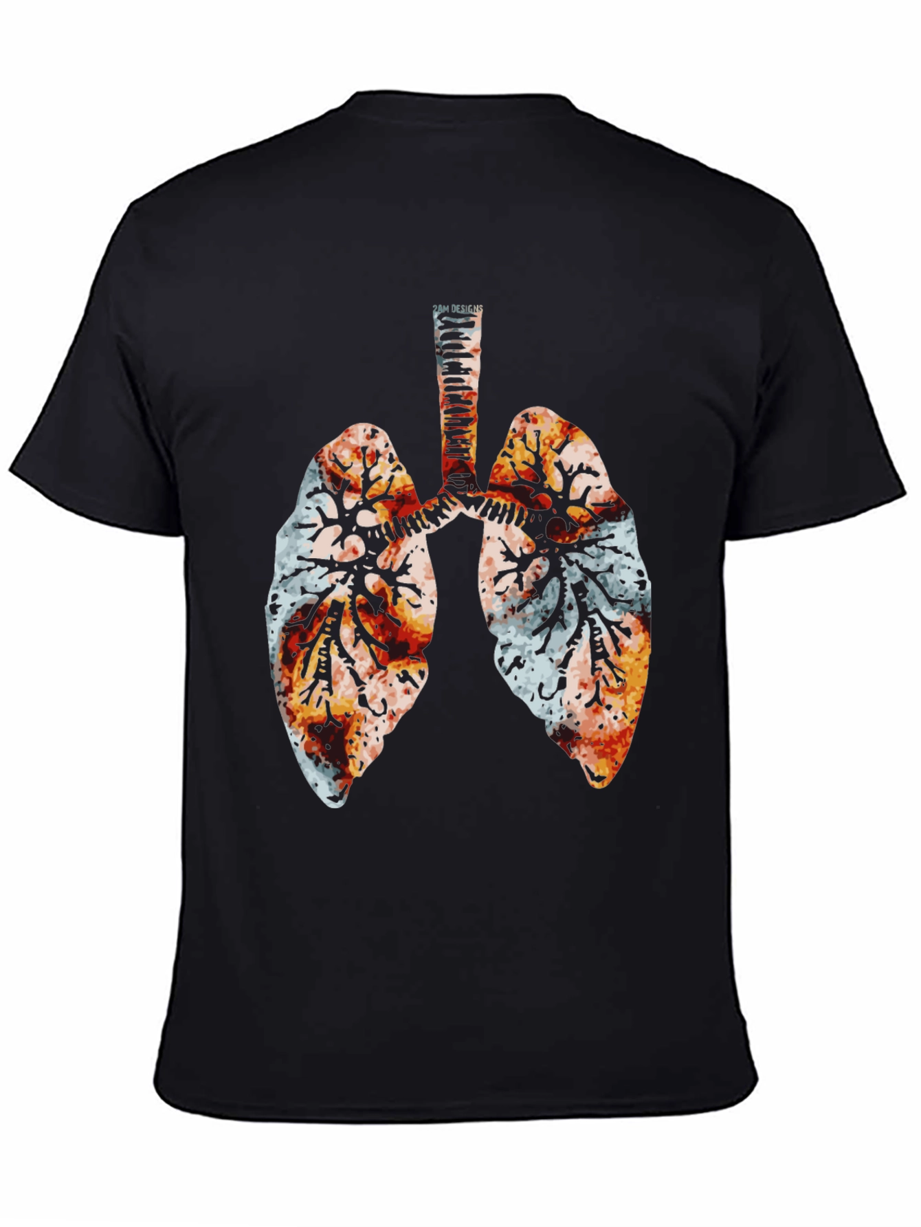 Lung Anatomy Graphic T-Shirt
