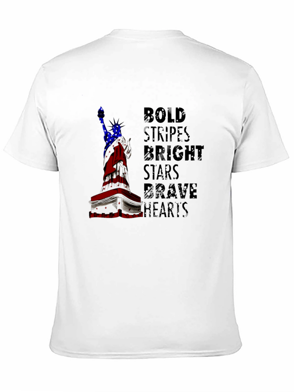 Bold Stripes Bright Stars Graphic Tee